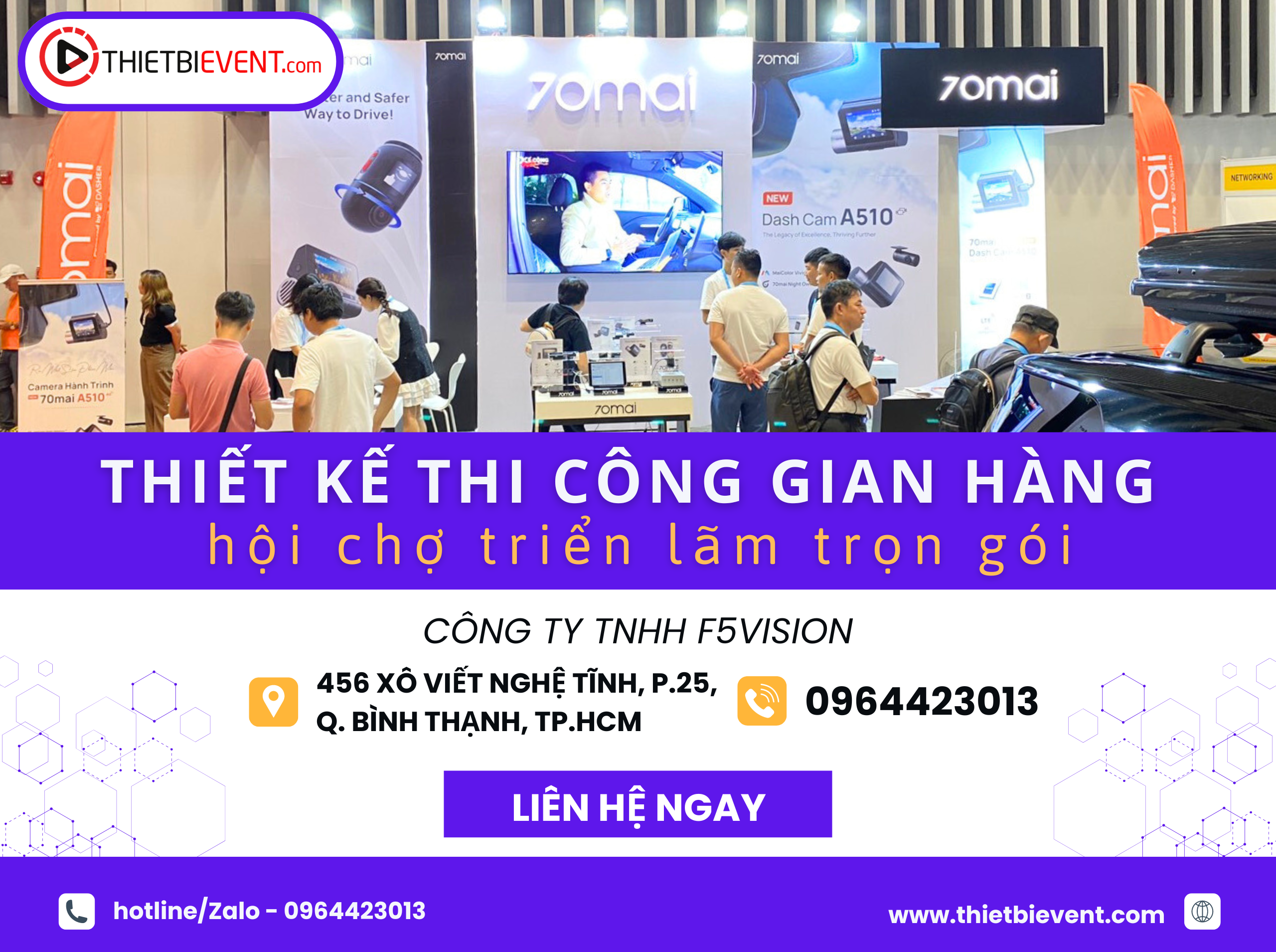 Thiết kế Thi công Gian hàng Hội chợ Triển lãm trọn gói