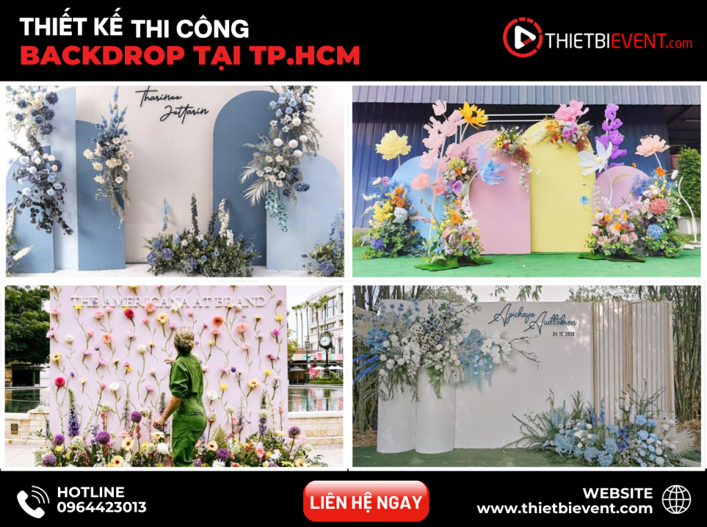 Backdrop Cong Thiết kế thi công backdrop tại TP.HCM - F5VISION