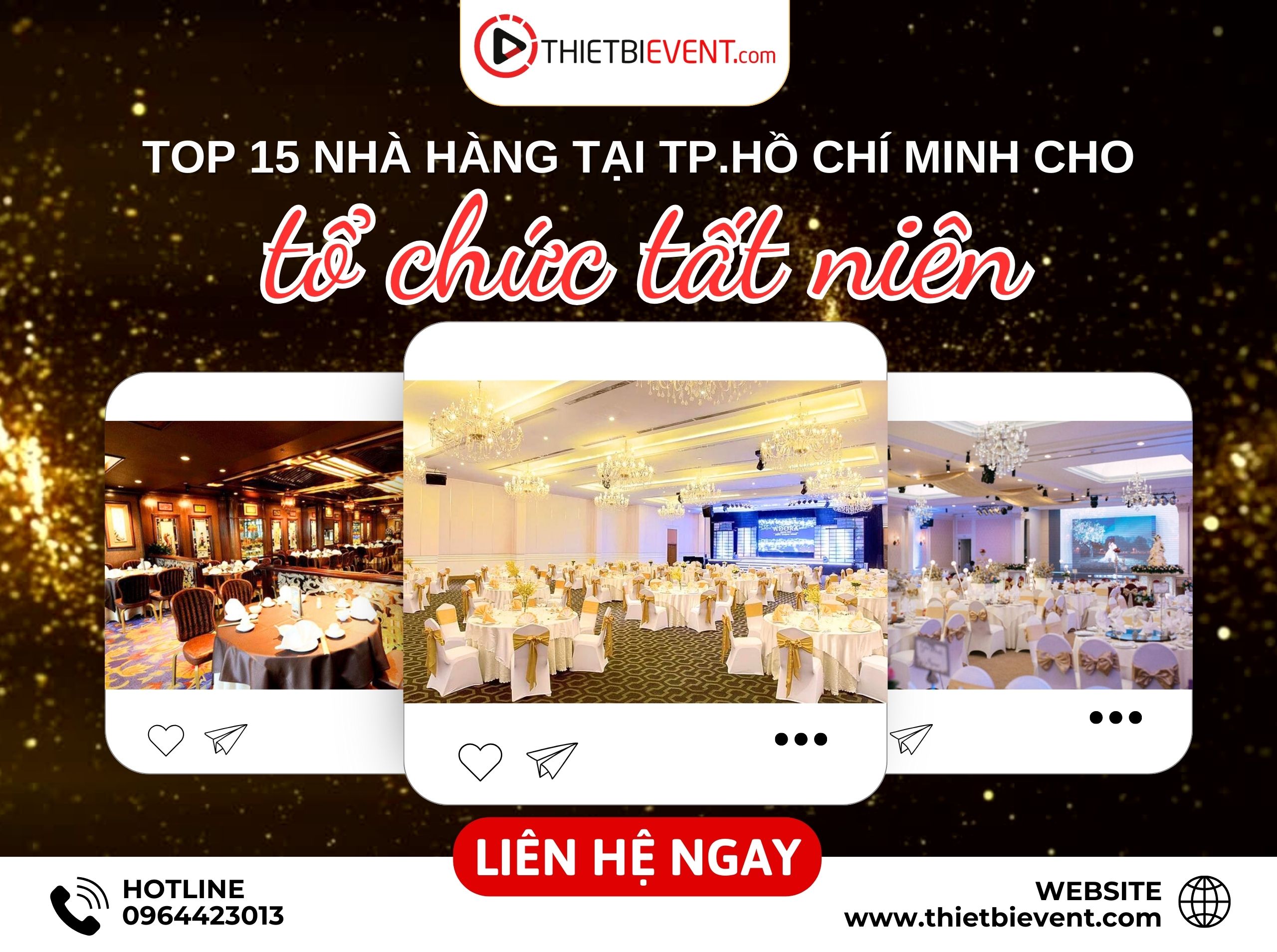 Top 15 nhà hàng tổ chức tiệc tất niên tại TP.HCM