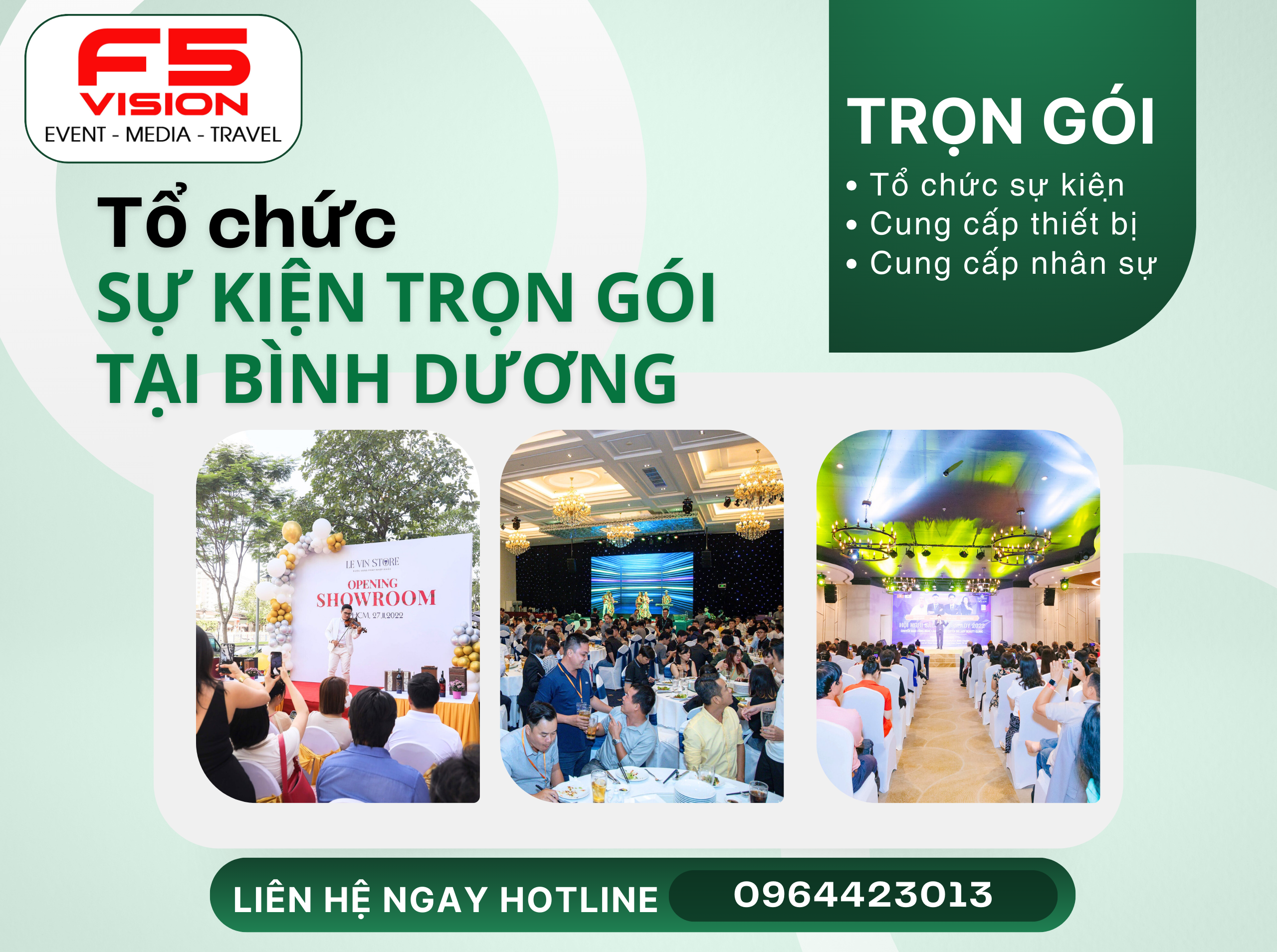 Tổ chức sự kiện trọn gói tại Bình Dương