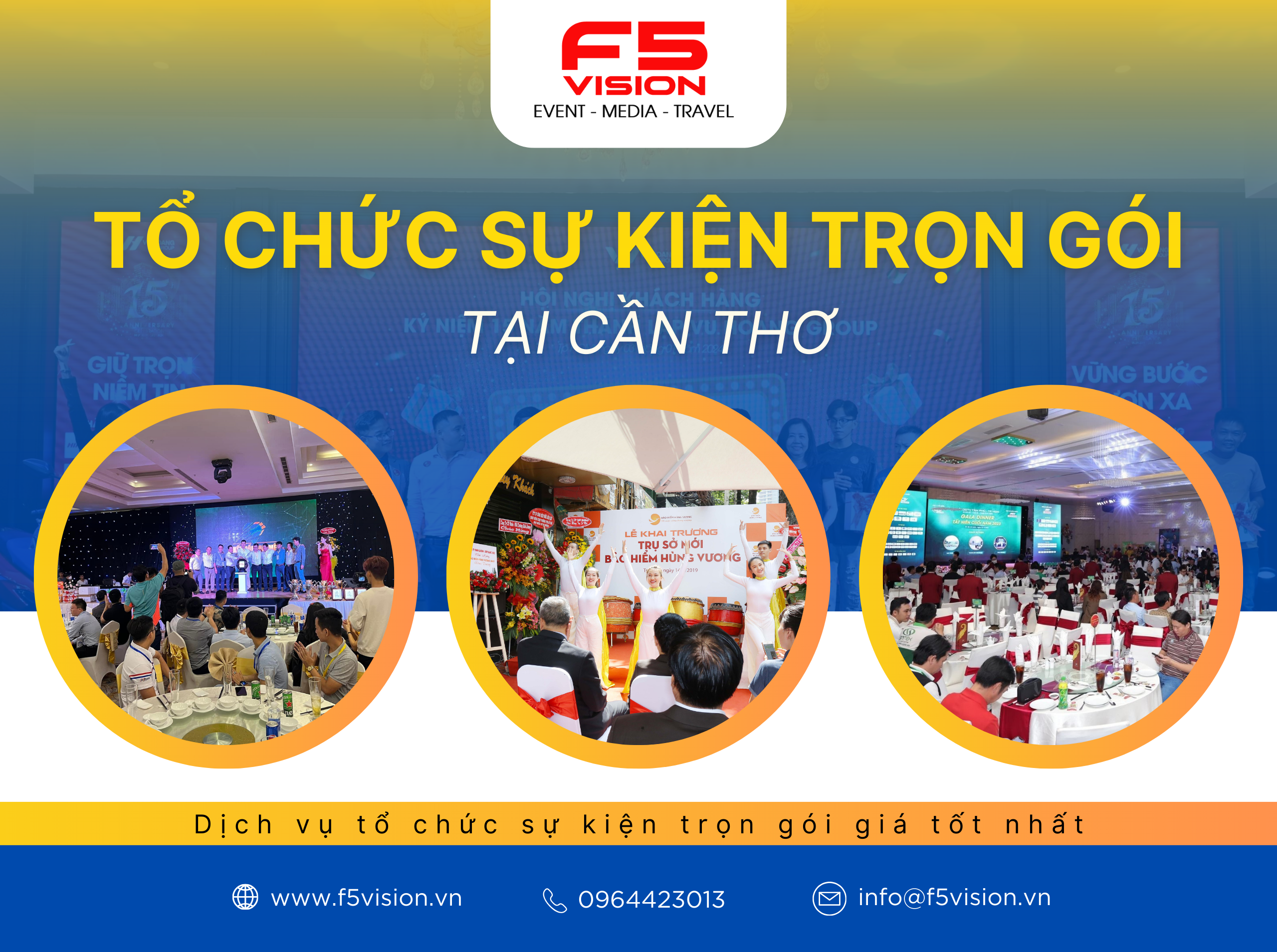 Tổ chức sự kiện trọn gói tại Hà Nội