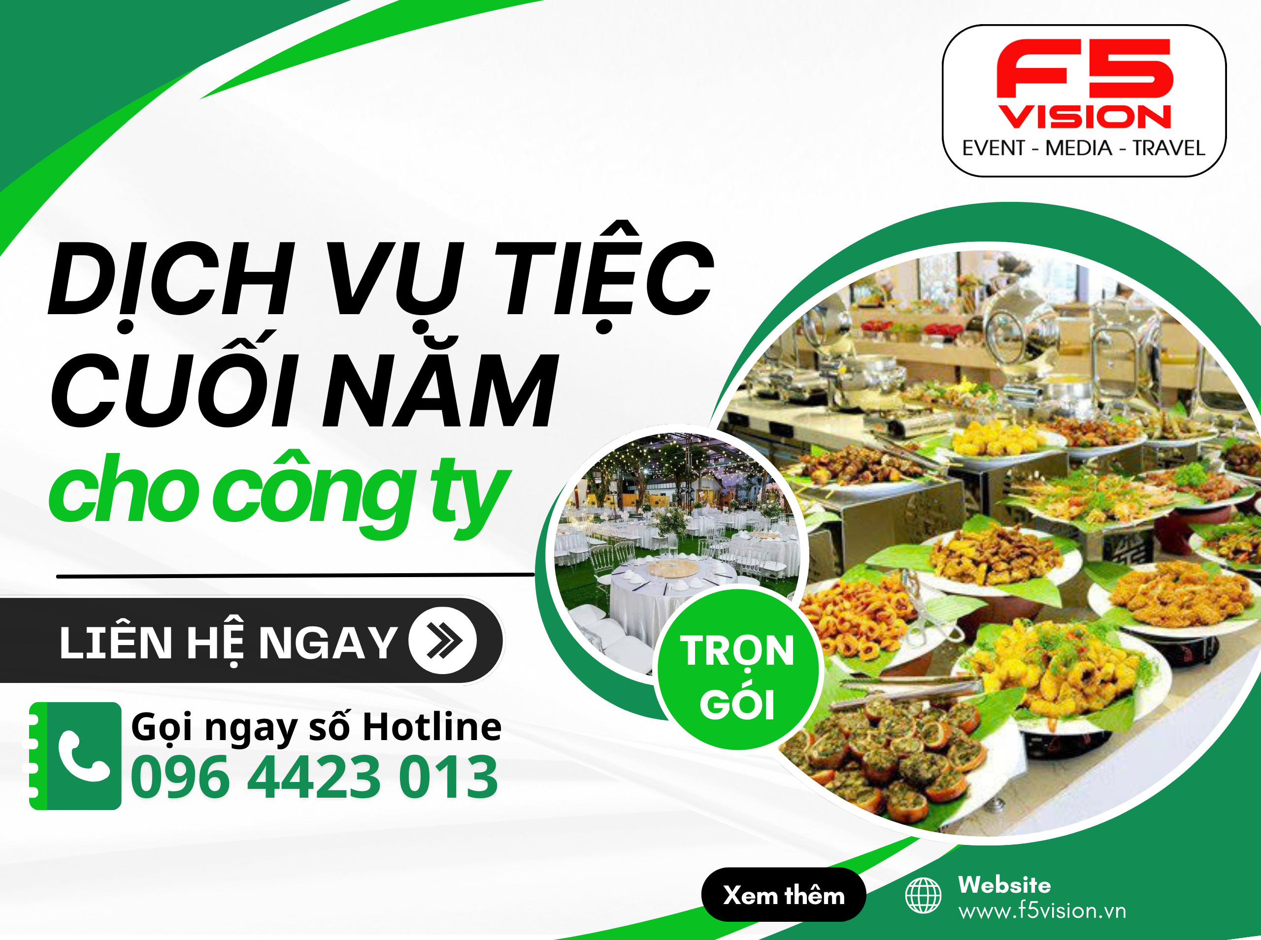 Dịch vụ tiệc cuối năm cho công ty