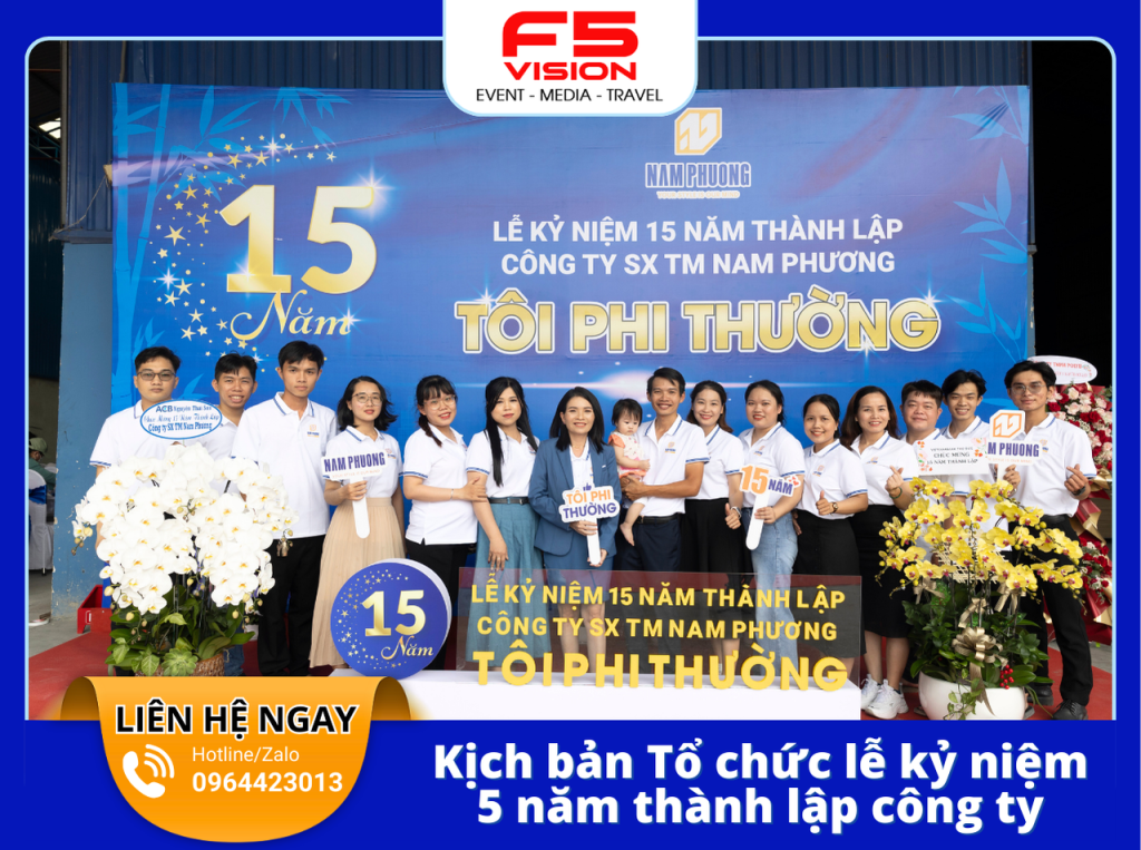 Kịch bản Tổ chức lễ kỷ niệm 5 năm thành lập công ty (4)