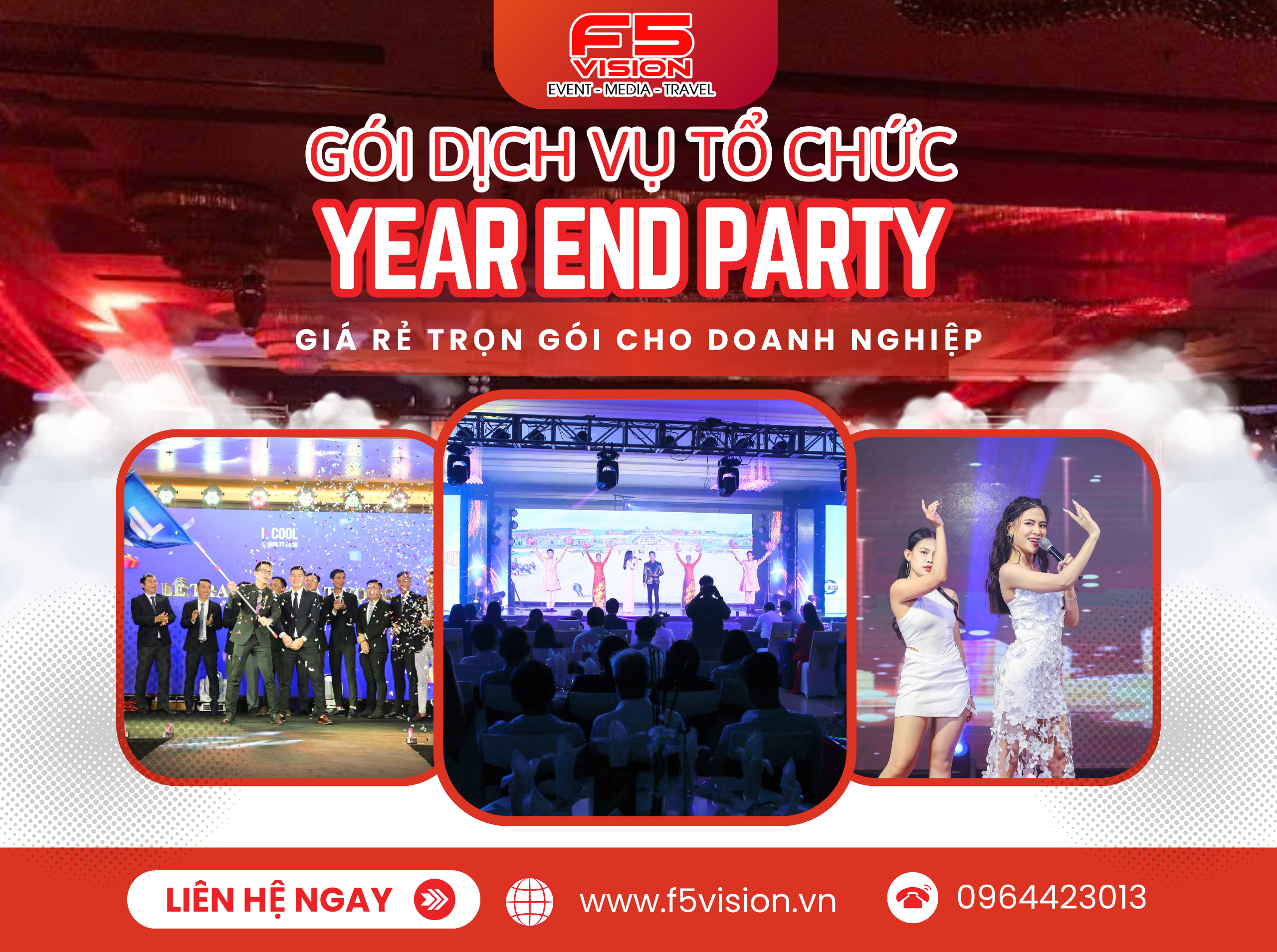 Gói dịch vụ tổ chức Year End Party giá rẻ cho doanh nghiệp