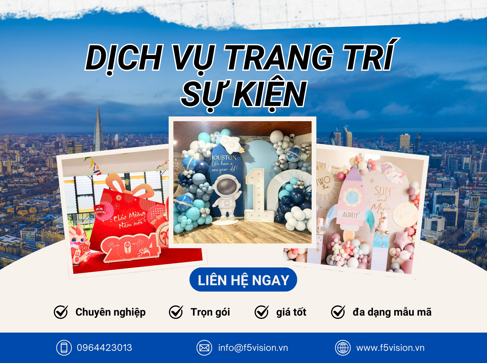 Dịch vụ trang trí sự kiện