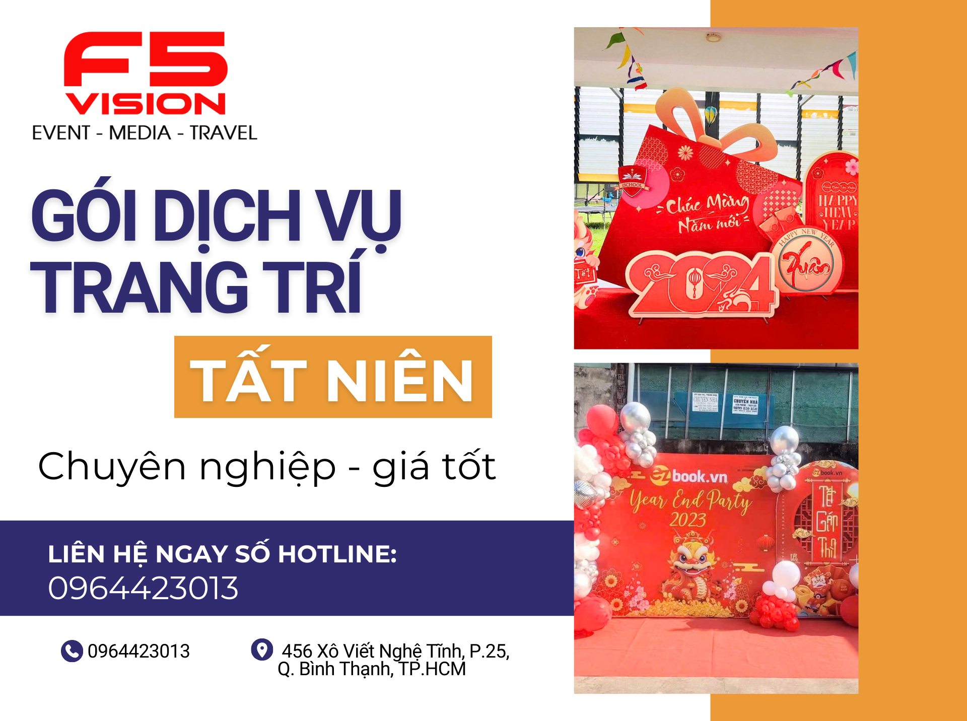 Gói dịch vụ trang trí tất niên