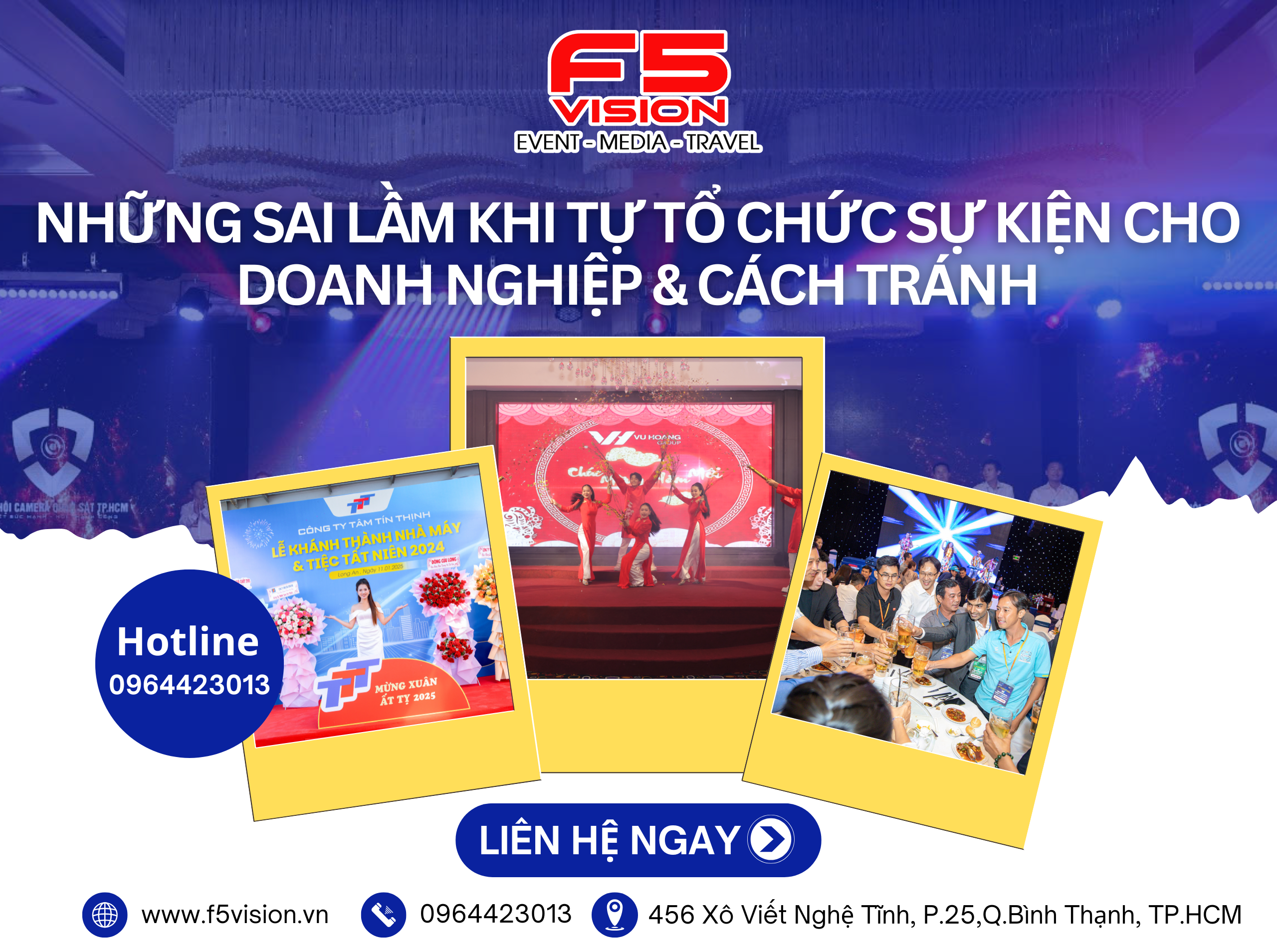 Những Sai Lầm Khi Tự Tổ Chức Sự Kiện cho Doanh Nghiệp & Cách Tránh
