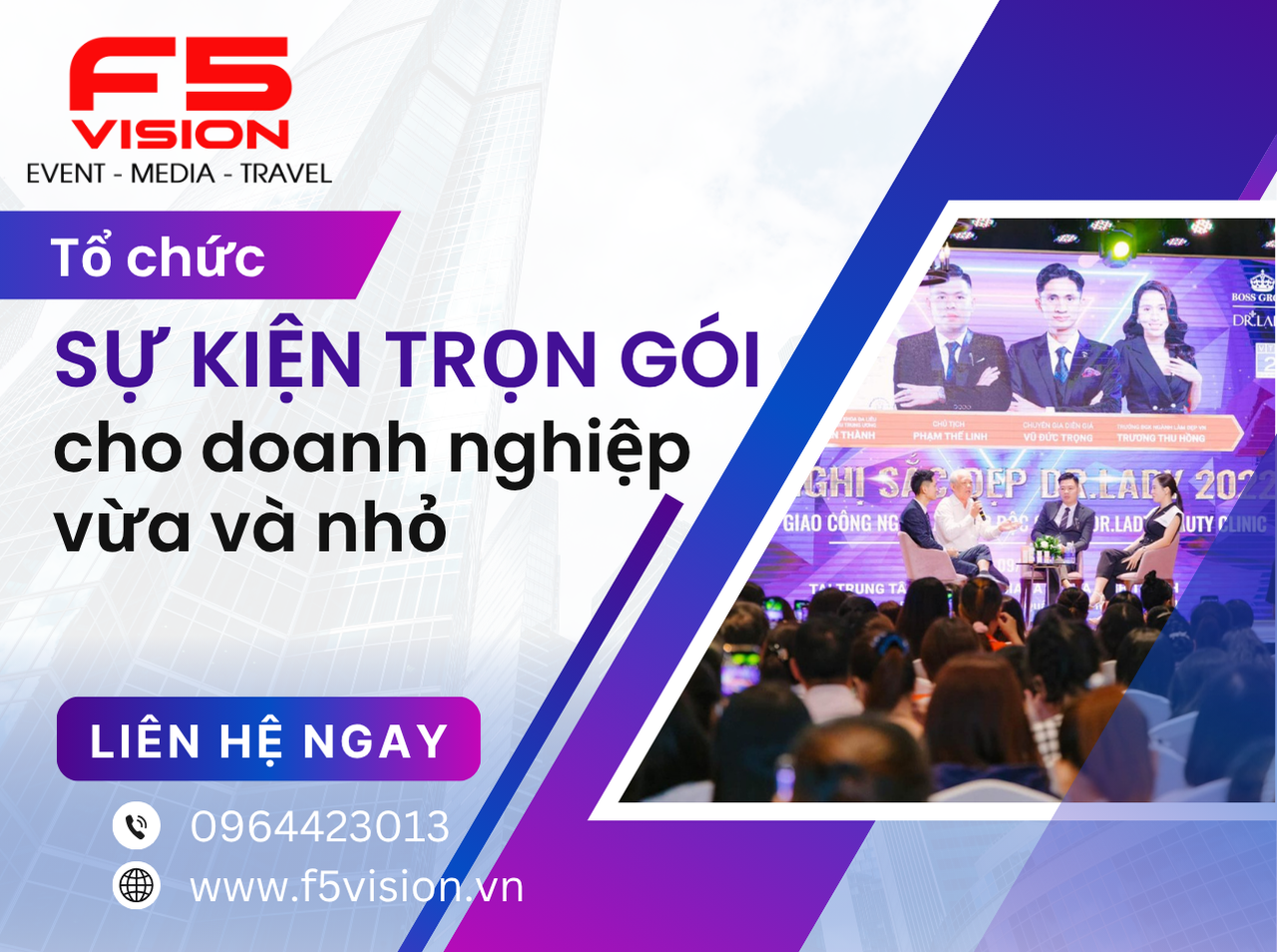 Tổ chức sự kiện trọn gói cho doanh nghiệp vừa và nhỏ