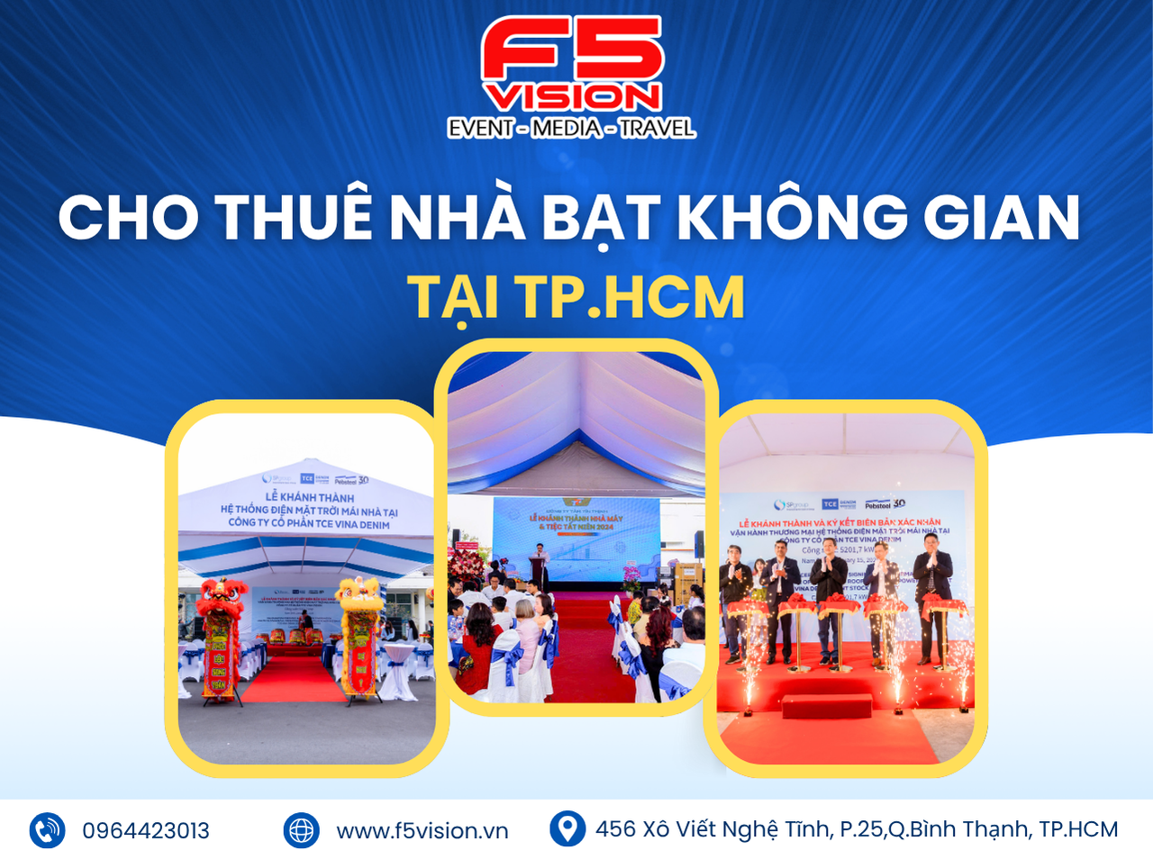 Cho thuê nhà bạt không gian tại TP.HCM (2)