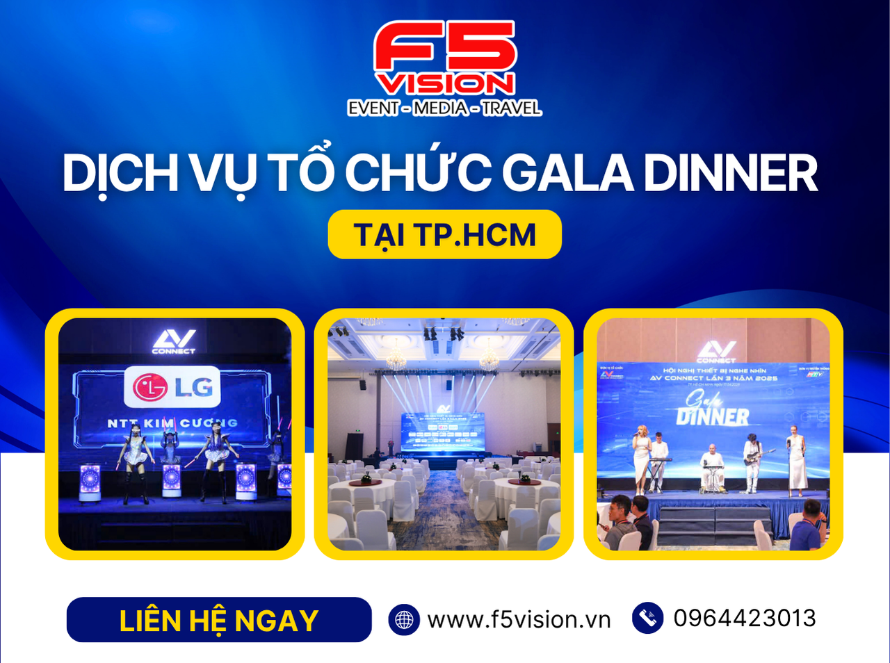 Dịch vụ tổ chức gala dinner tại TP.HCM