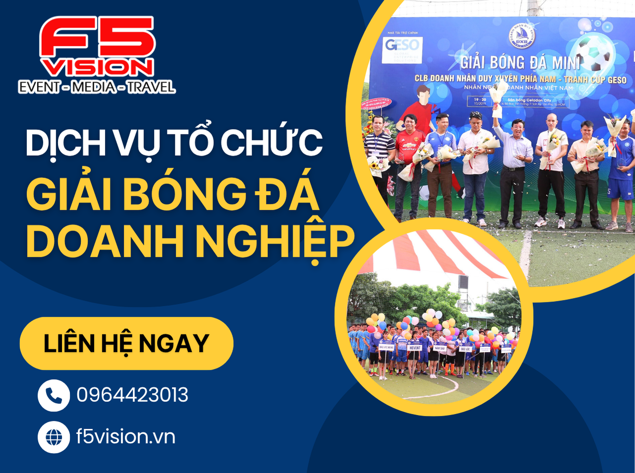 Dịch vụ tổ chức giải bóng đá doanh nghiệp