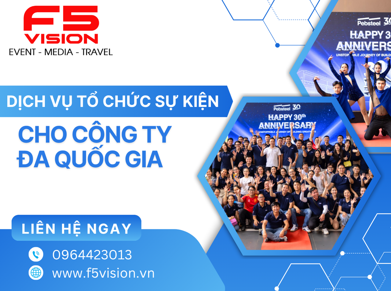 Dịch vụ tổ chức sự kiện cho công ty đa quốc gia