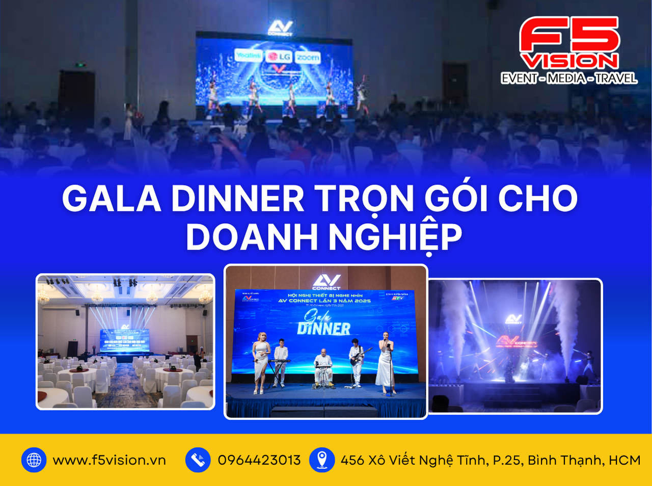 Gala Dinner trọn gói cho doanh nghiệp