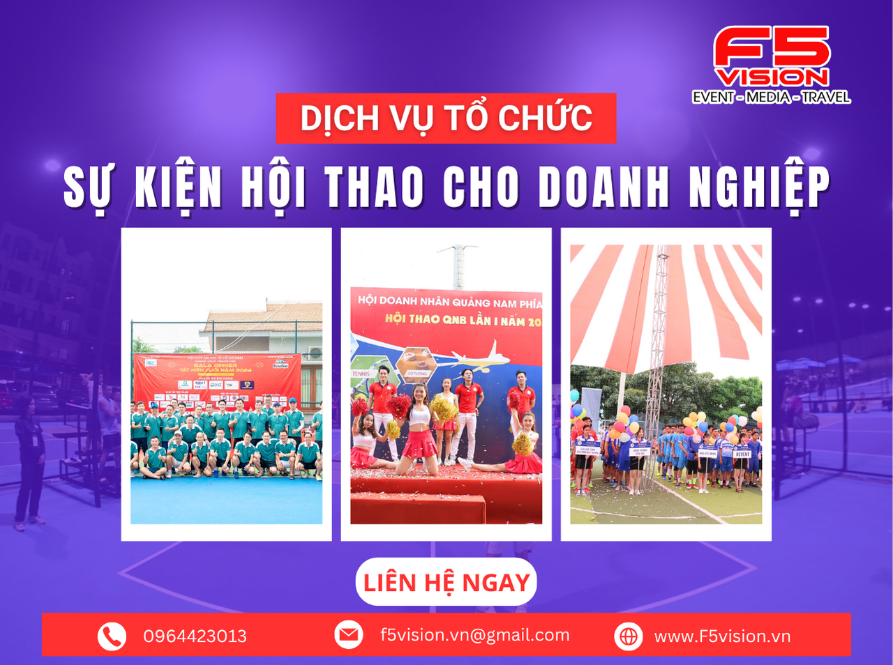 Dịch vụ tổ chức sự kiện hội thao cho doanh nghiệp