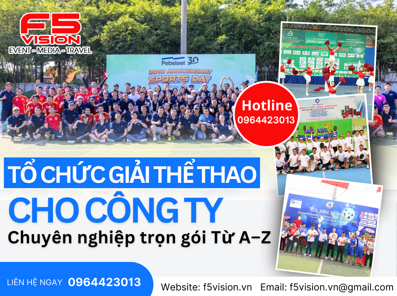 Tổ Chức Giải Thể Thao Cho Công Ty Chuyên Nghiệp Từ A–Z