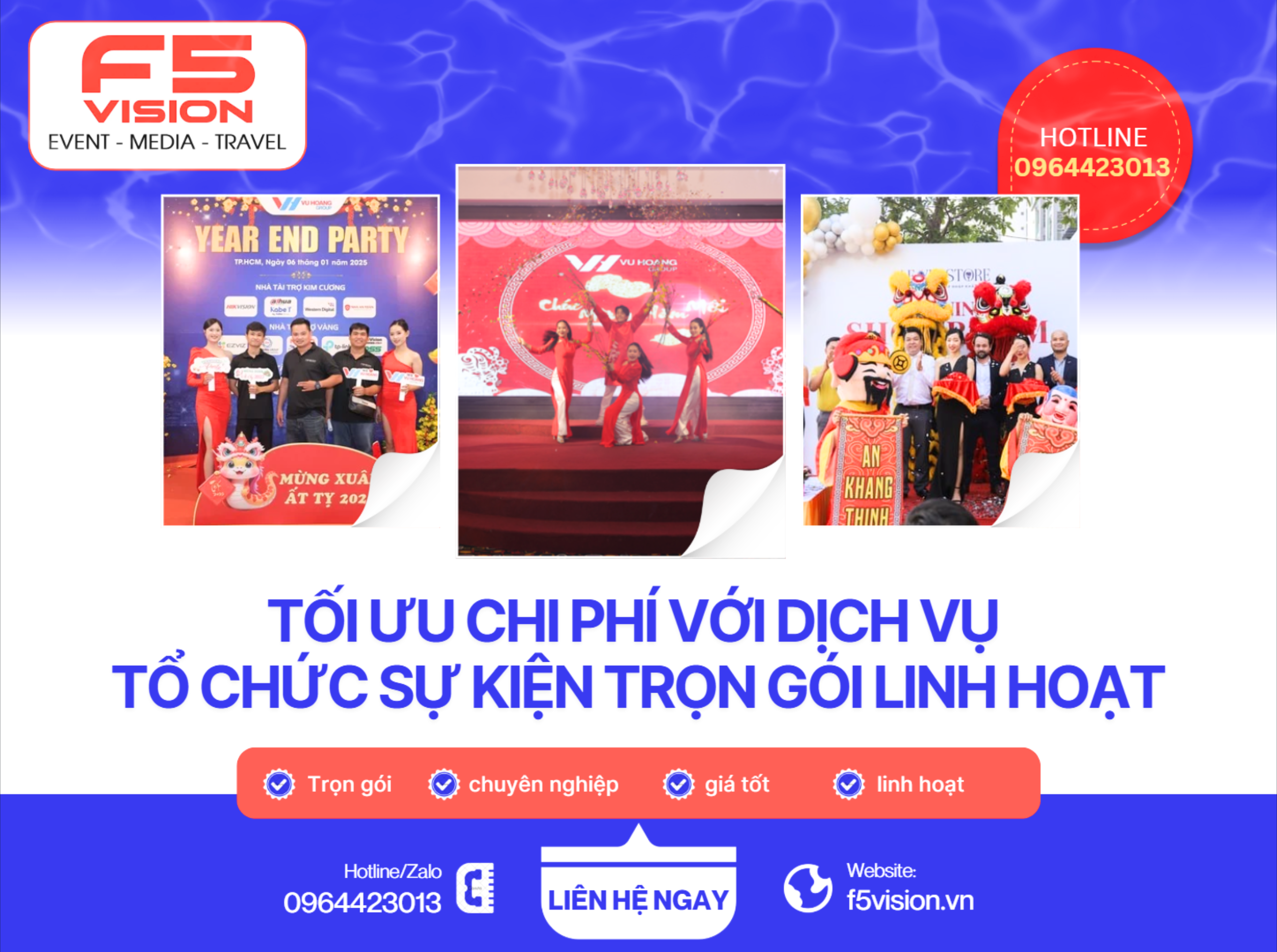 Tối ưu chi phí với dịch vụ tổ chức sự kiện trọn gói linh hoạt