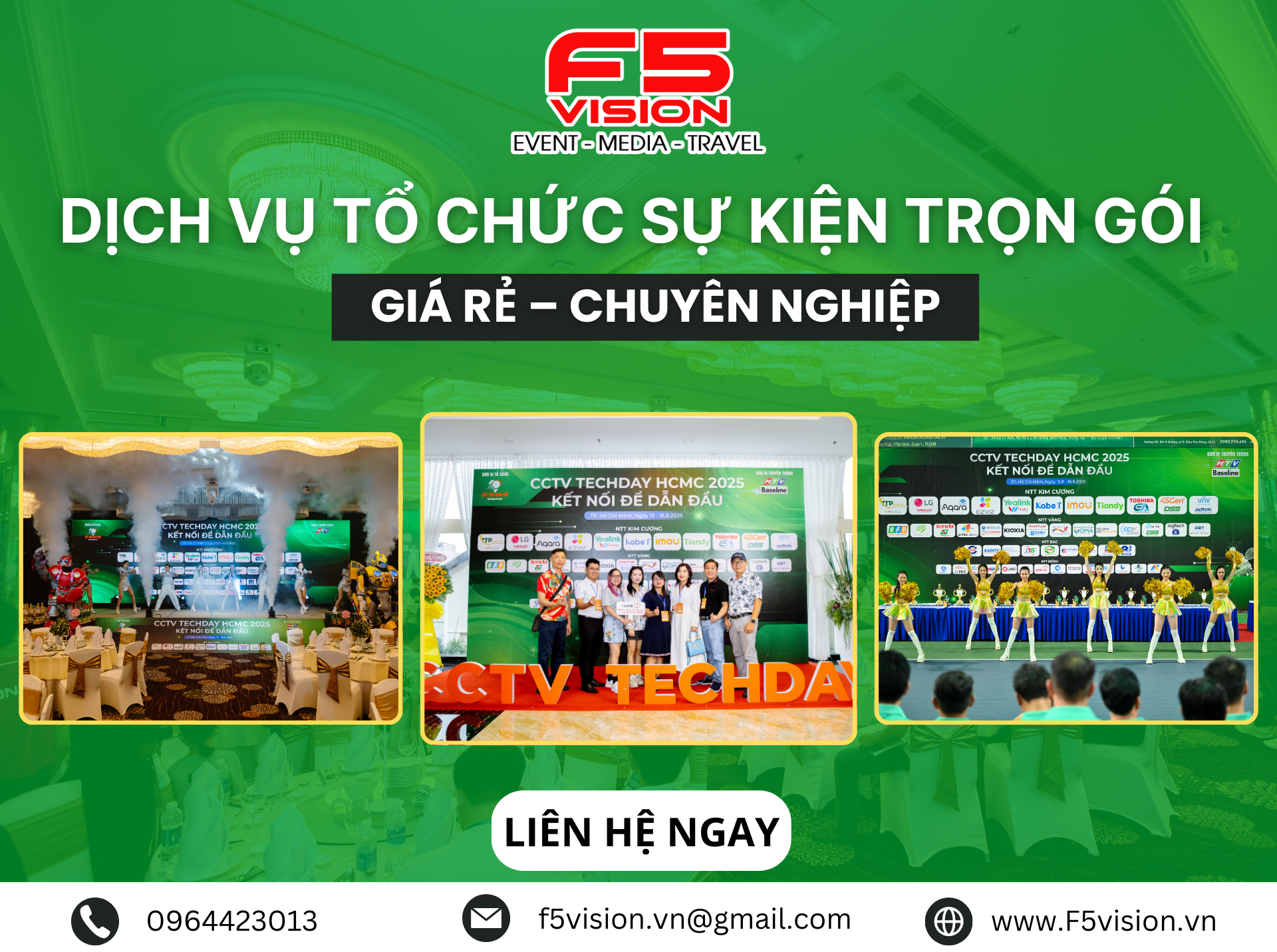 Dịch Vụ Tổ Chức Sự Kiện Trọn Gói Giá Rẻ – Chuyên Nghiệp