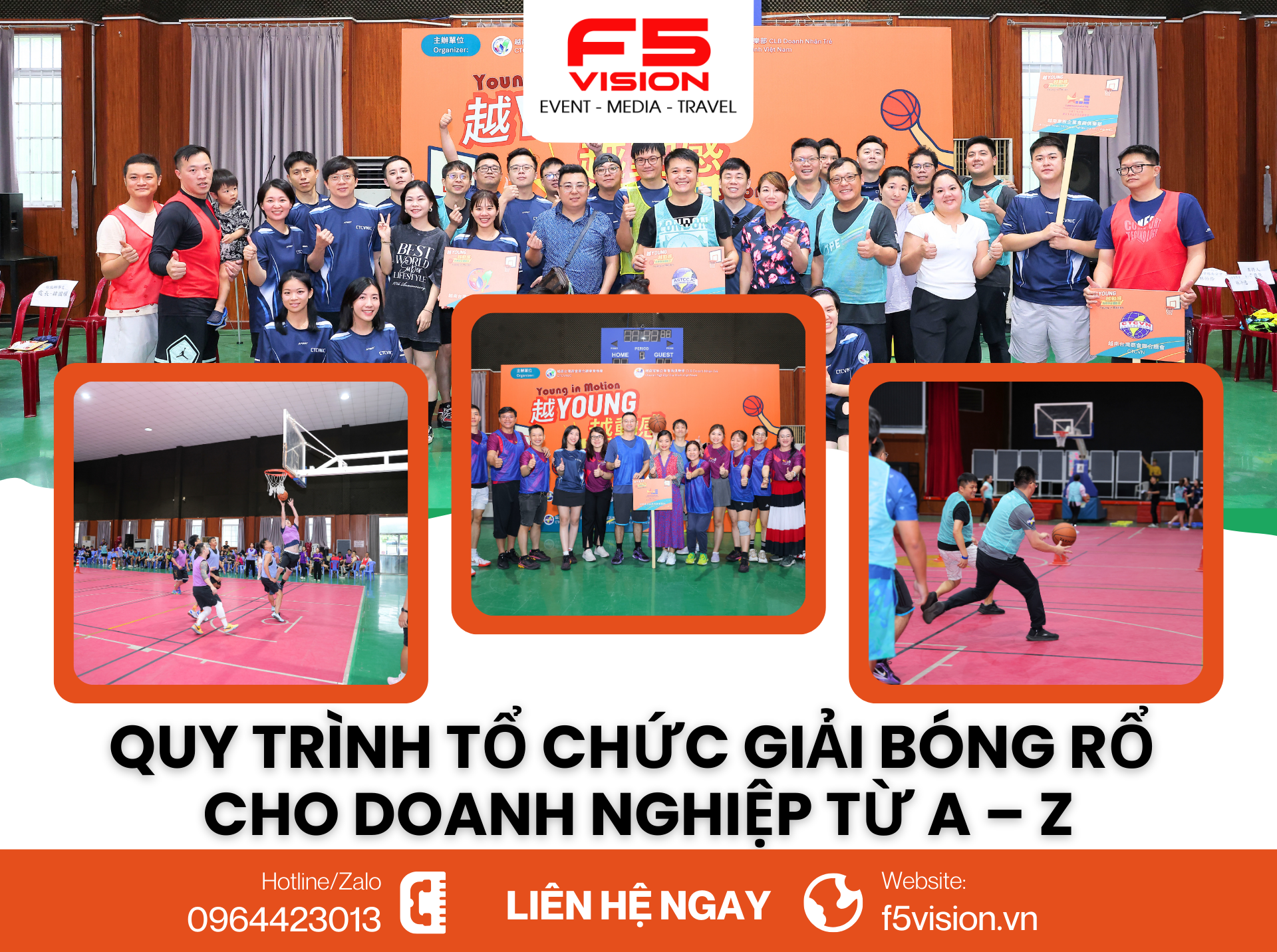 Quy Trình Tổ Chức Giải Bóng Rổ Doanh Nghiệp Từ A – Z