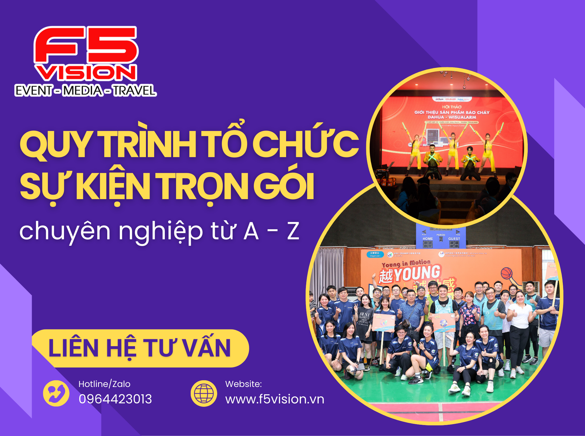 Quy trình tổ chức sự kiện trọn gói chuyên nghiệp từ A - Z