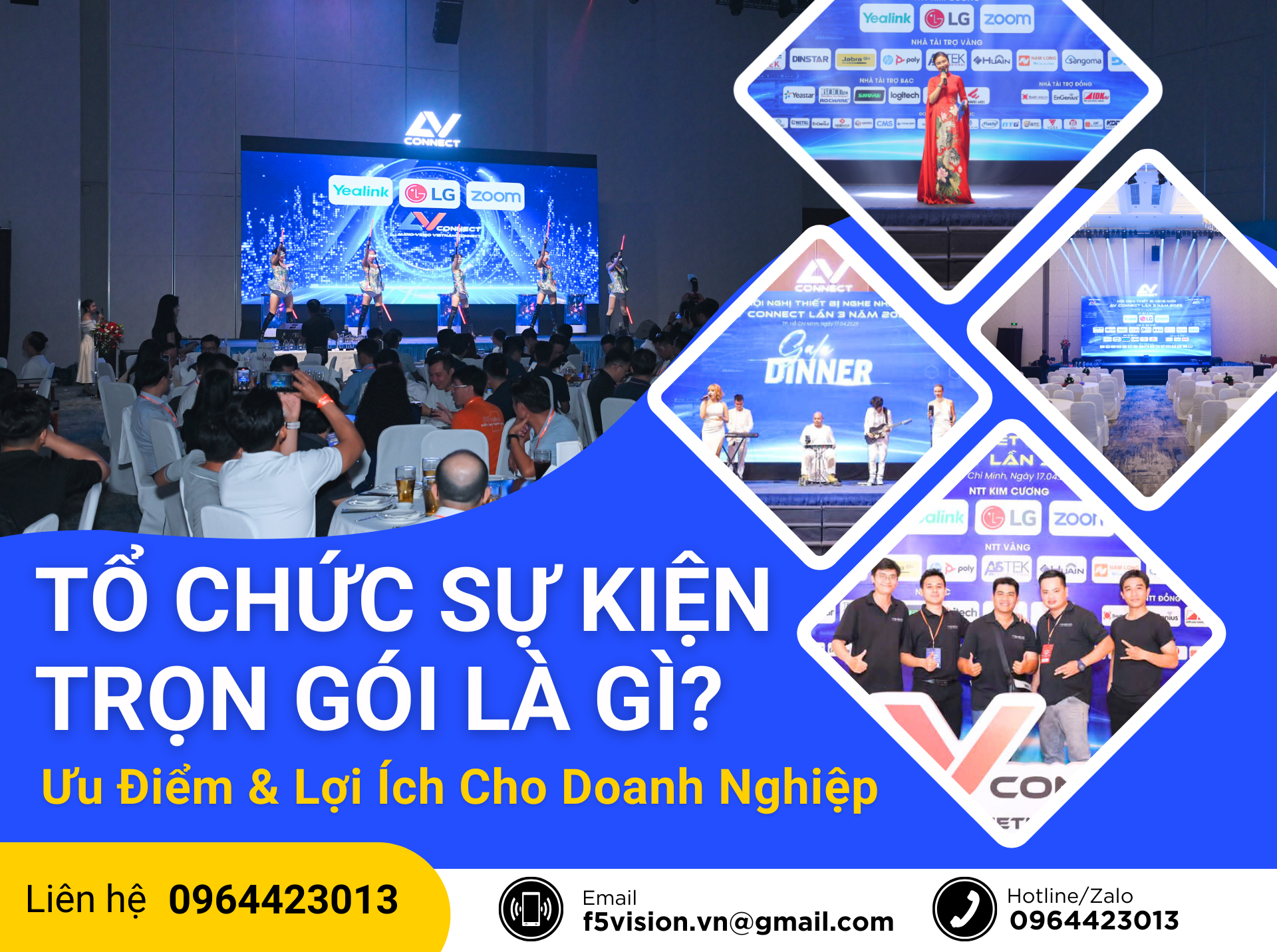 Tổ Chức Sự Kiện Trọn Gói Là Gì? Ưu Điểm & Lợi Ích Cho Doanh Nghiệp