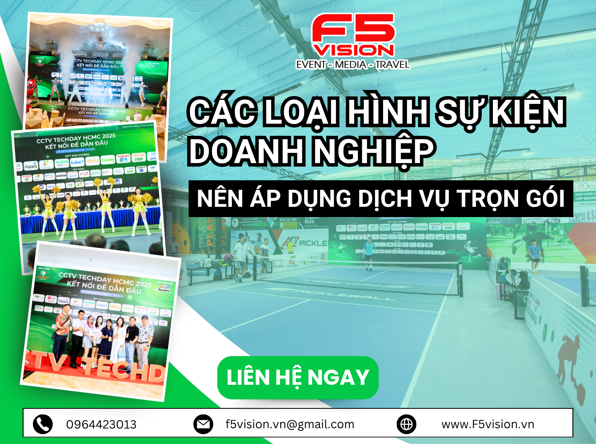 Các loại hình sự kiện doanh nghiệp nên áp dụng dịch vụ trọn gói