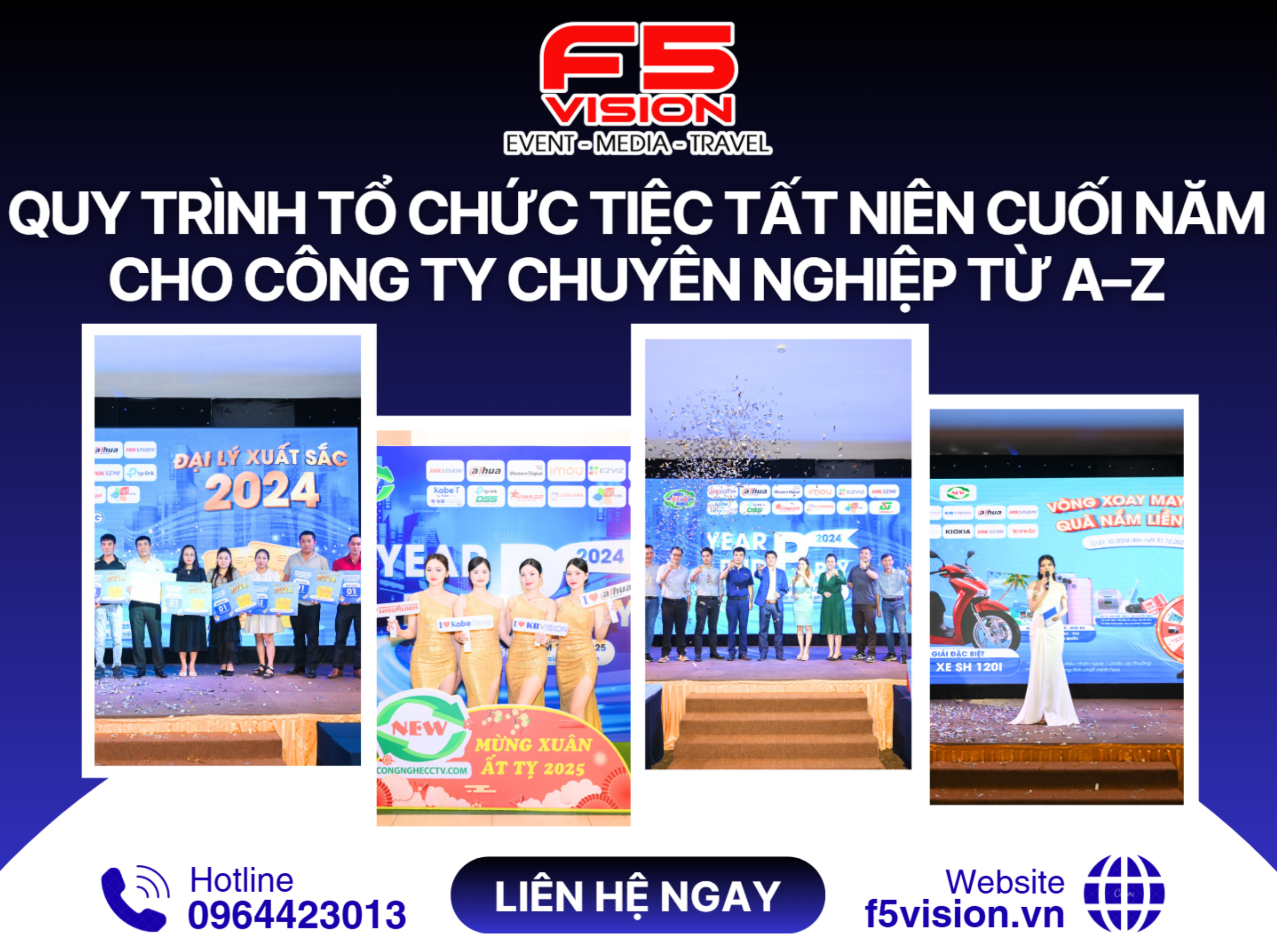 Quy trình tổ chức tiệc tất niên cuối năm cho công ty chuyên nghiệp từ A–Z