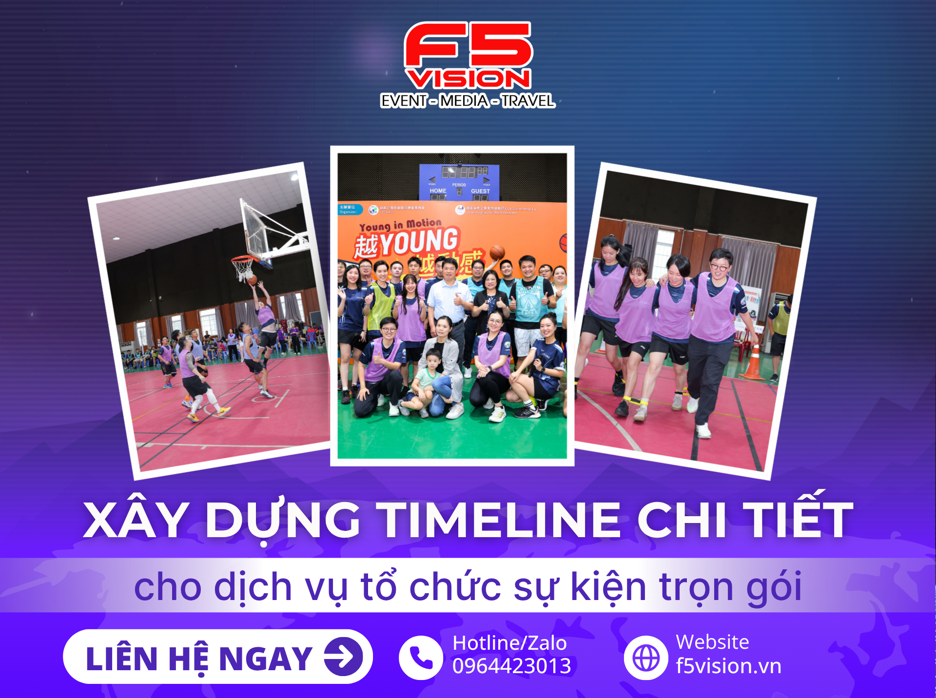 Xây dựng timeline chi tiết cho dịch vụ tổ chức sự kiện trọn gói