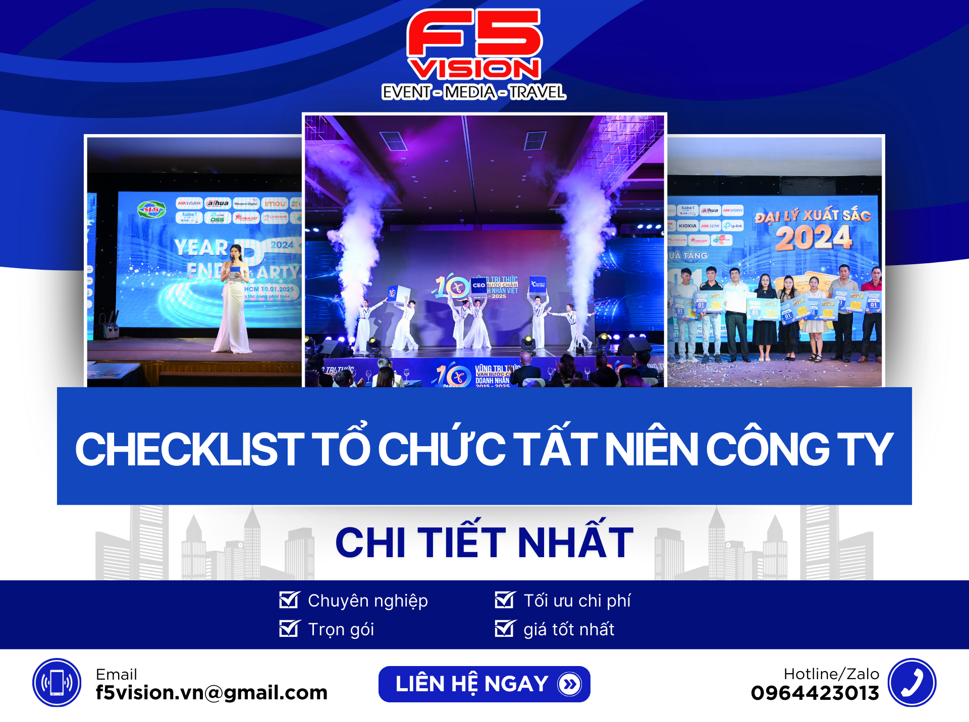 Checklist Tổ Chức Tất Niên Công Ty