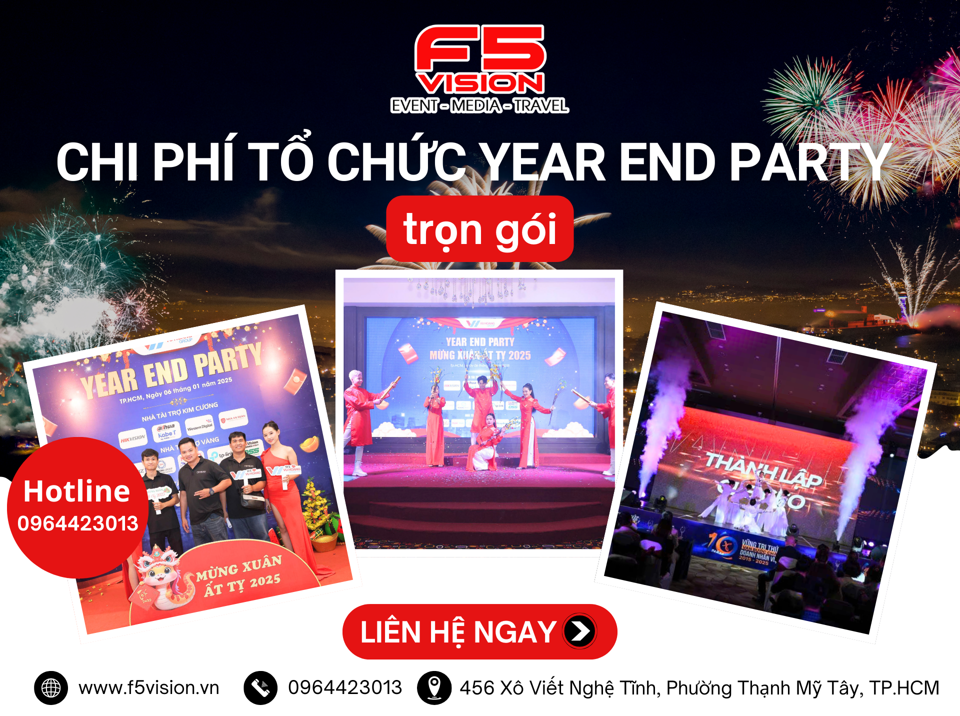 Chi phí tổ chức year end party