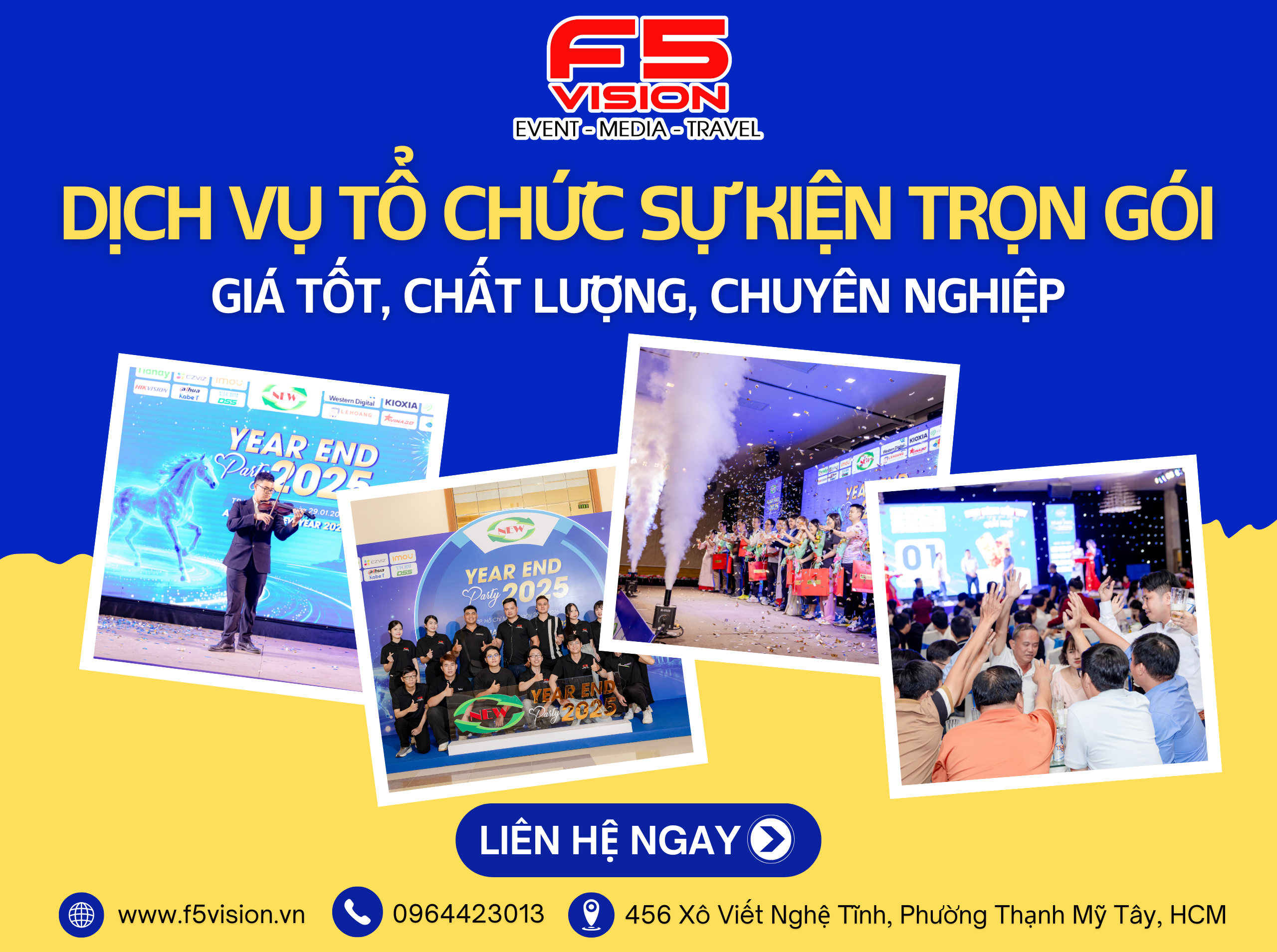 Dịch Vụ Tổ Chức Sự Kiện Trọn Gói Giá Tốt, Chất Lượng, Chuyên Nghiệp