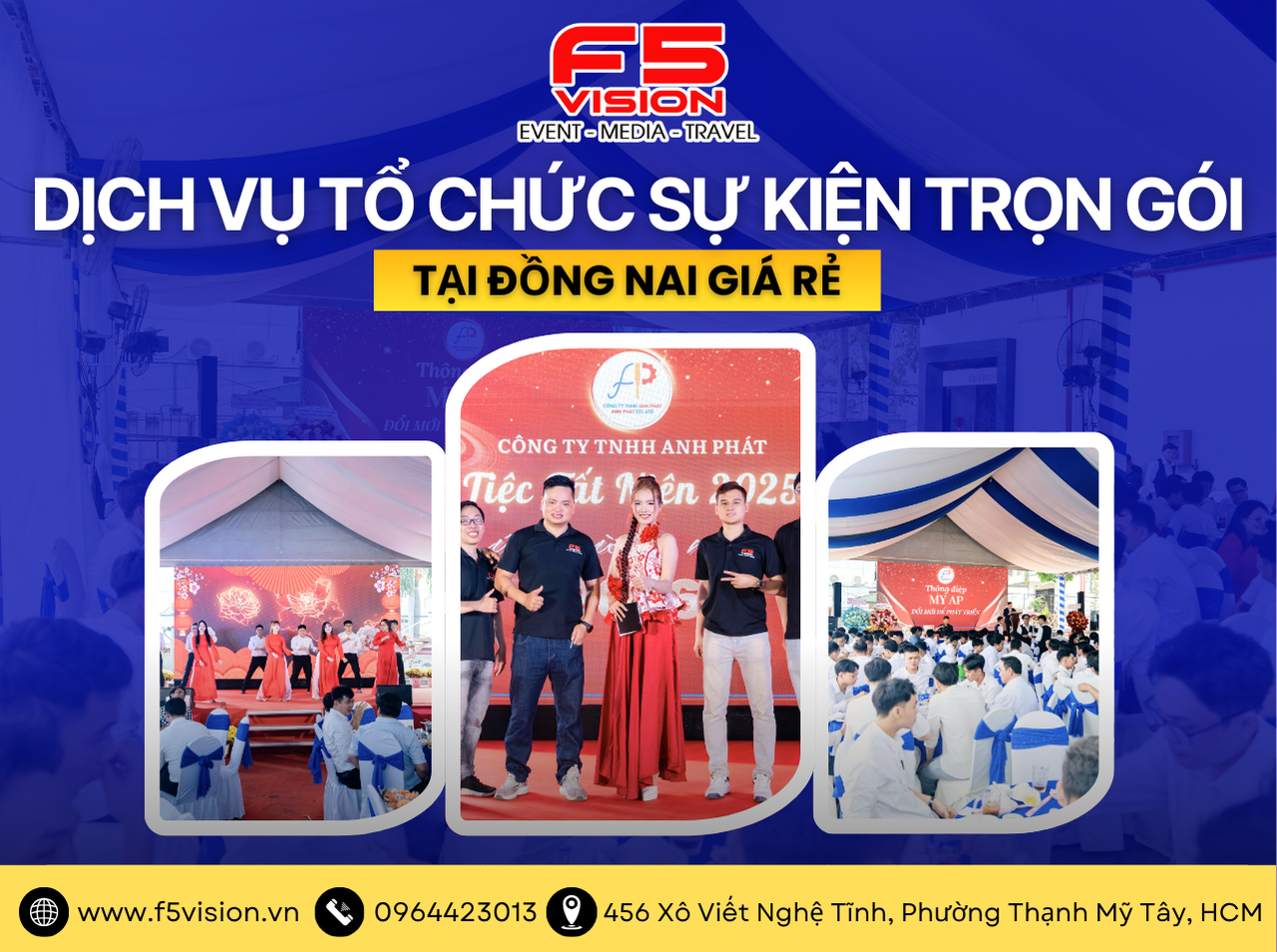 Dịch Vụ Tổ Chức Sự Kiện Trọn Gói Tại Đồng Nai Giá Rẻ