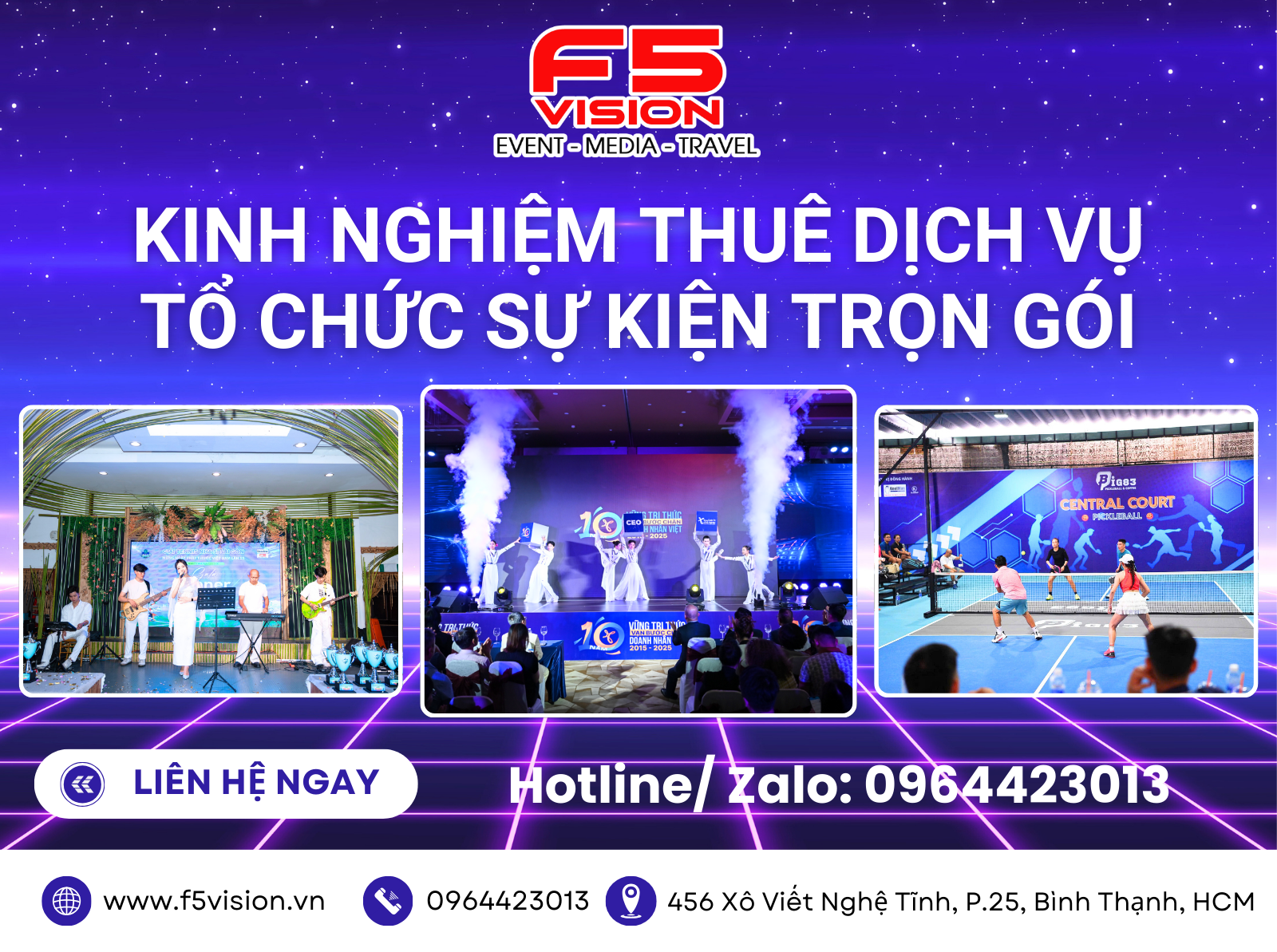 Kinh Nghiệm Thuê Dịch Vụ Tổ Chức Sự Kiện Trọn Gói