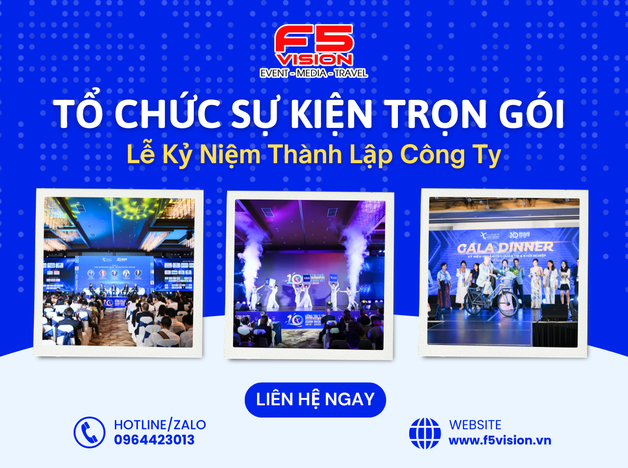 Tổ Chức Sự Kiện Trọn Gói Lễ Kỷ Niệm Thành Lập Công Ty