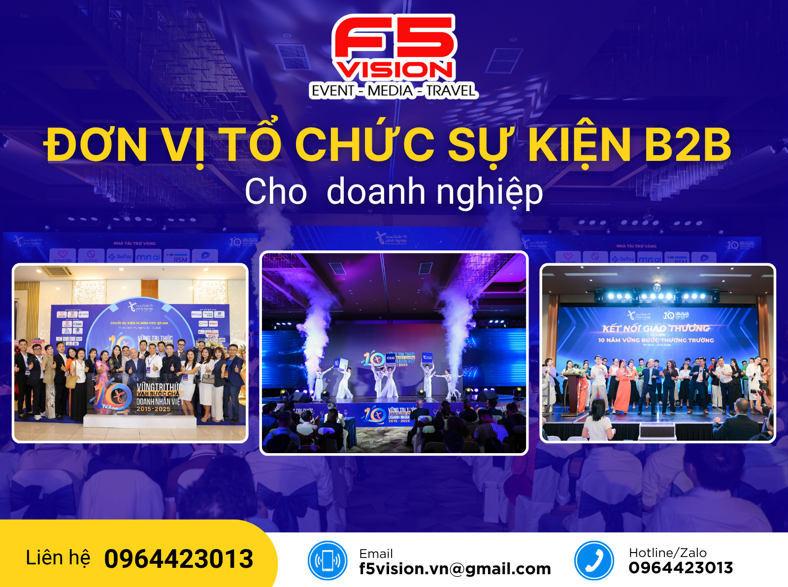 Đơn vị tổ chức sự kiện B2B doanh nghiệp