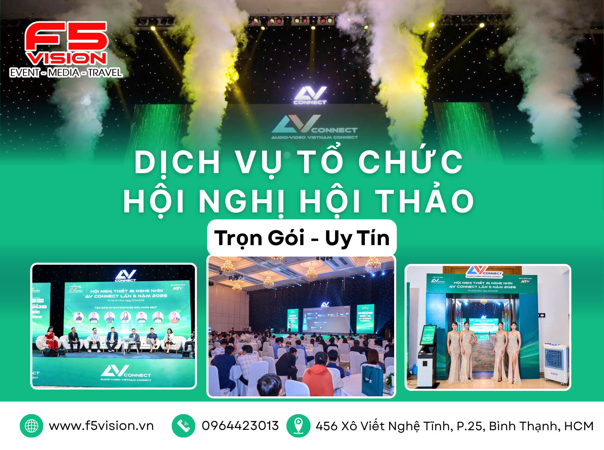 Dịch Vụ Tổ Chức Hội Nghị, Hội Thảo Trọn Gói Uy Tín
