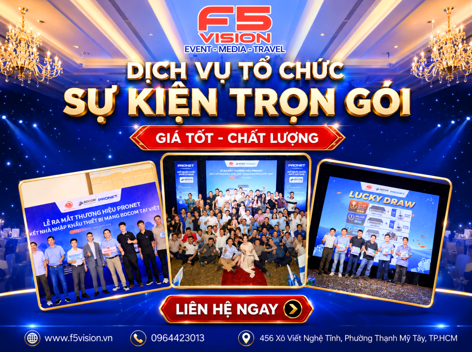 Dịch Vụ Tổ Chức Sự Kiện Trọn Gói Giá Tốt, Chất Lượng (1)