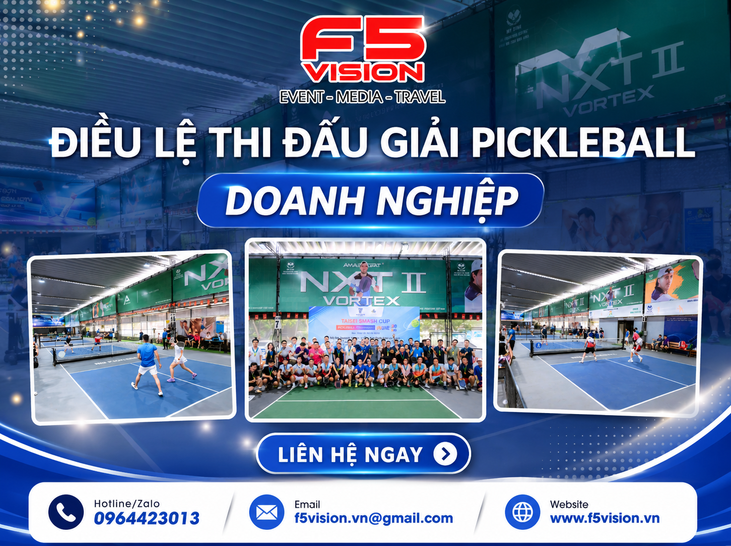 Điều lệ thi đấu giải pickleball doanh nghiệp
