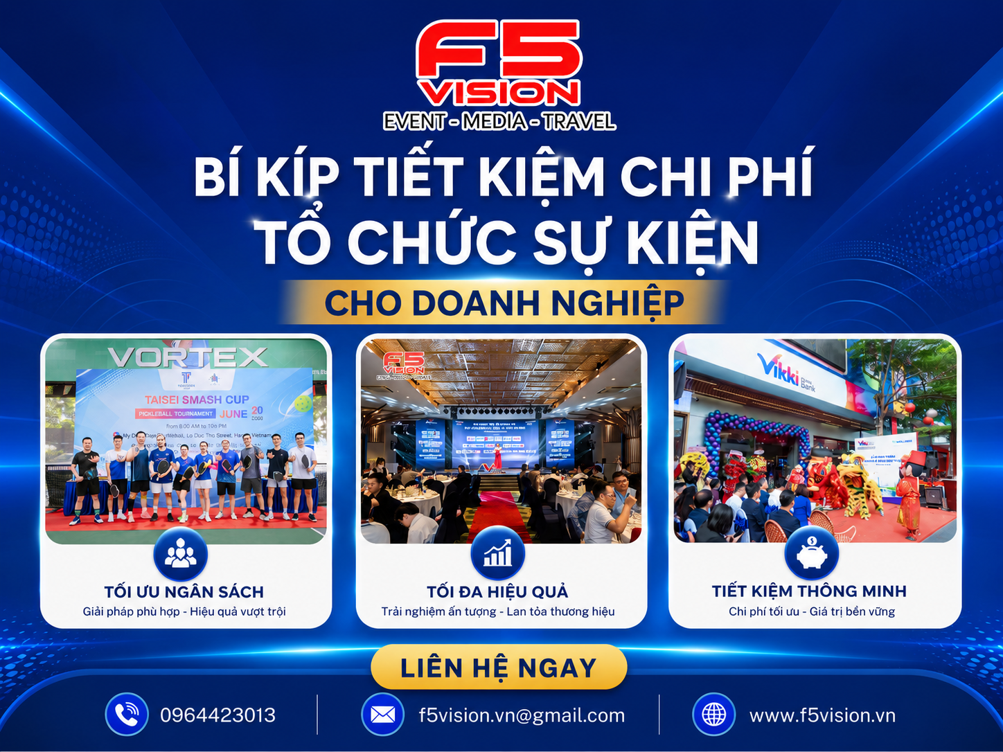Bí kíp tiết kiệm chi phí tổ chức sự kiện cho doanh nghiệp