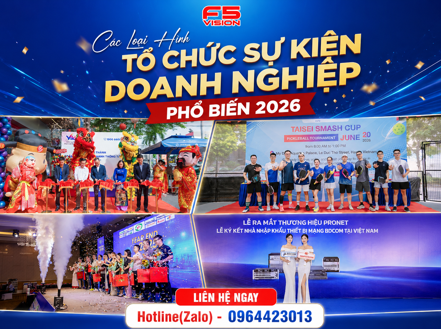 Các Loại Hình Tổ Chức Sự Kiện Doanh Nghiệp Phổ Biến 2026