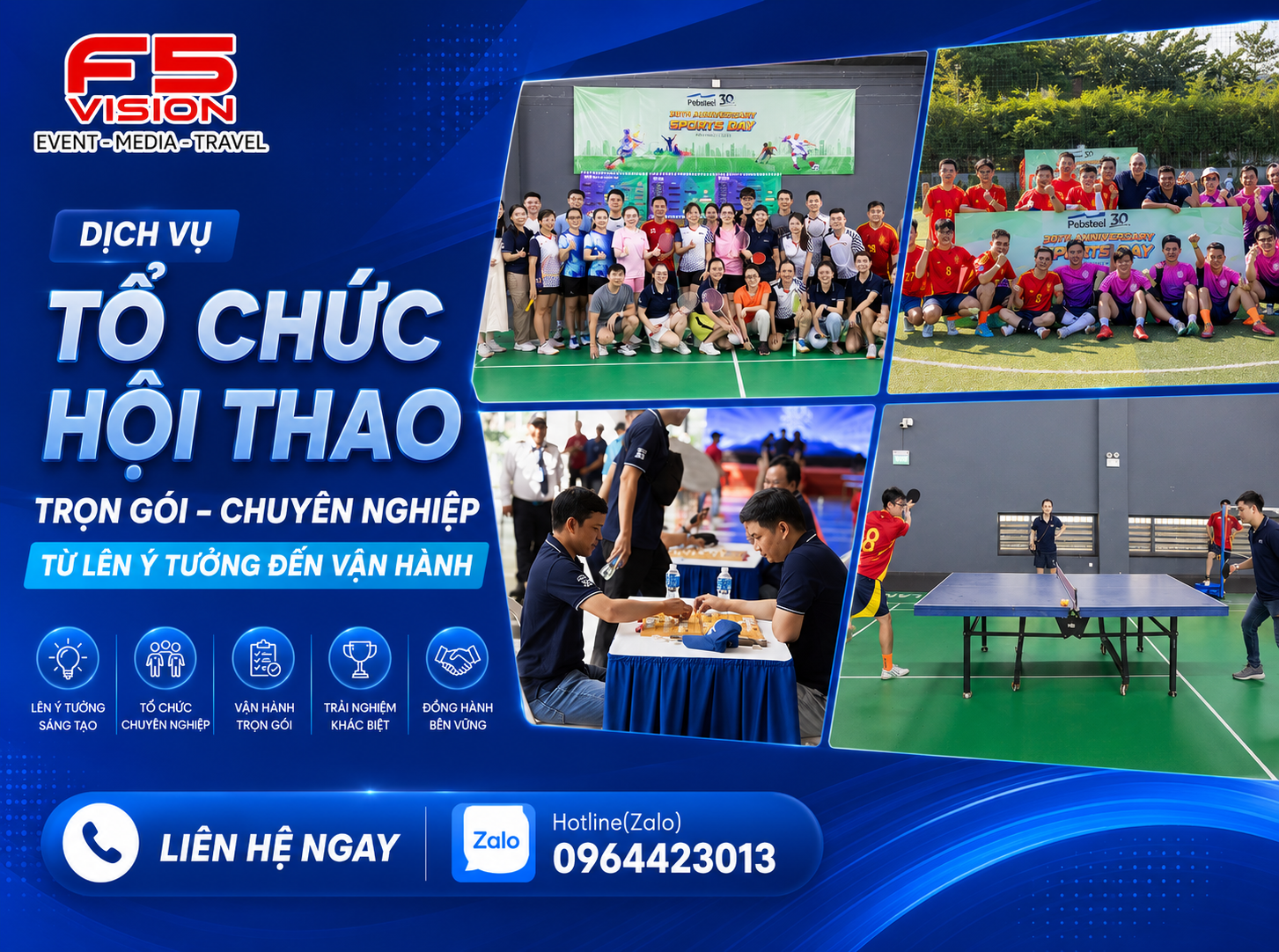 Dịch Vụ Tổ Chức Hội Thao Trọn Gói – Chuyên Nghiệp Từ Lên Ý Tưởng Đến Vận Hành