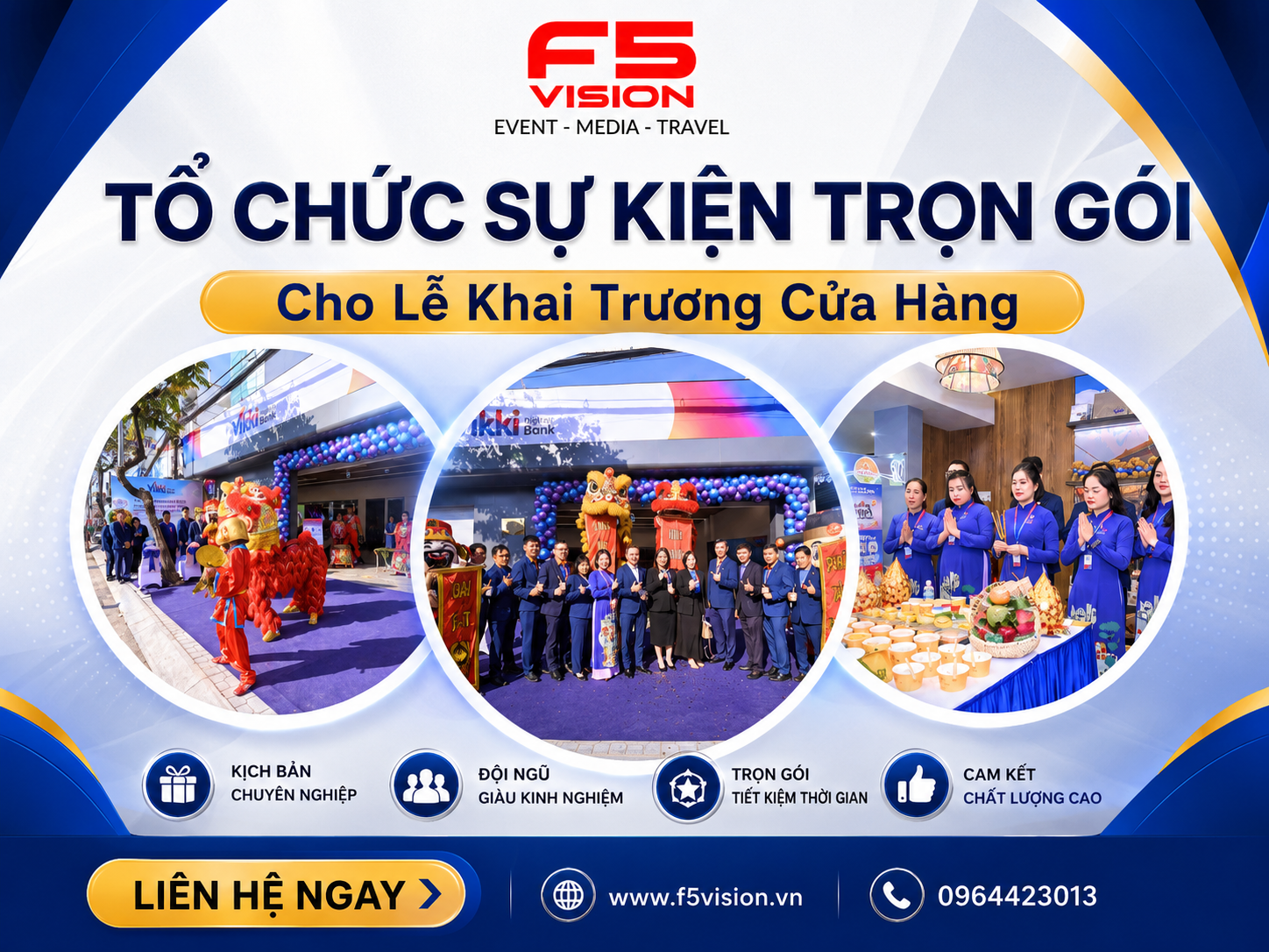 Tổ Chức Sự Kiện Trọn Gói Cho Lễ Khai Trương Cửa Hàng