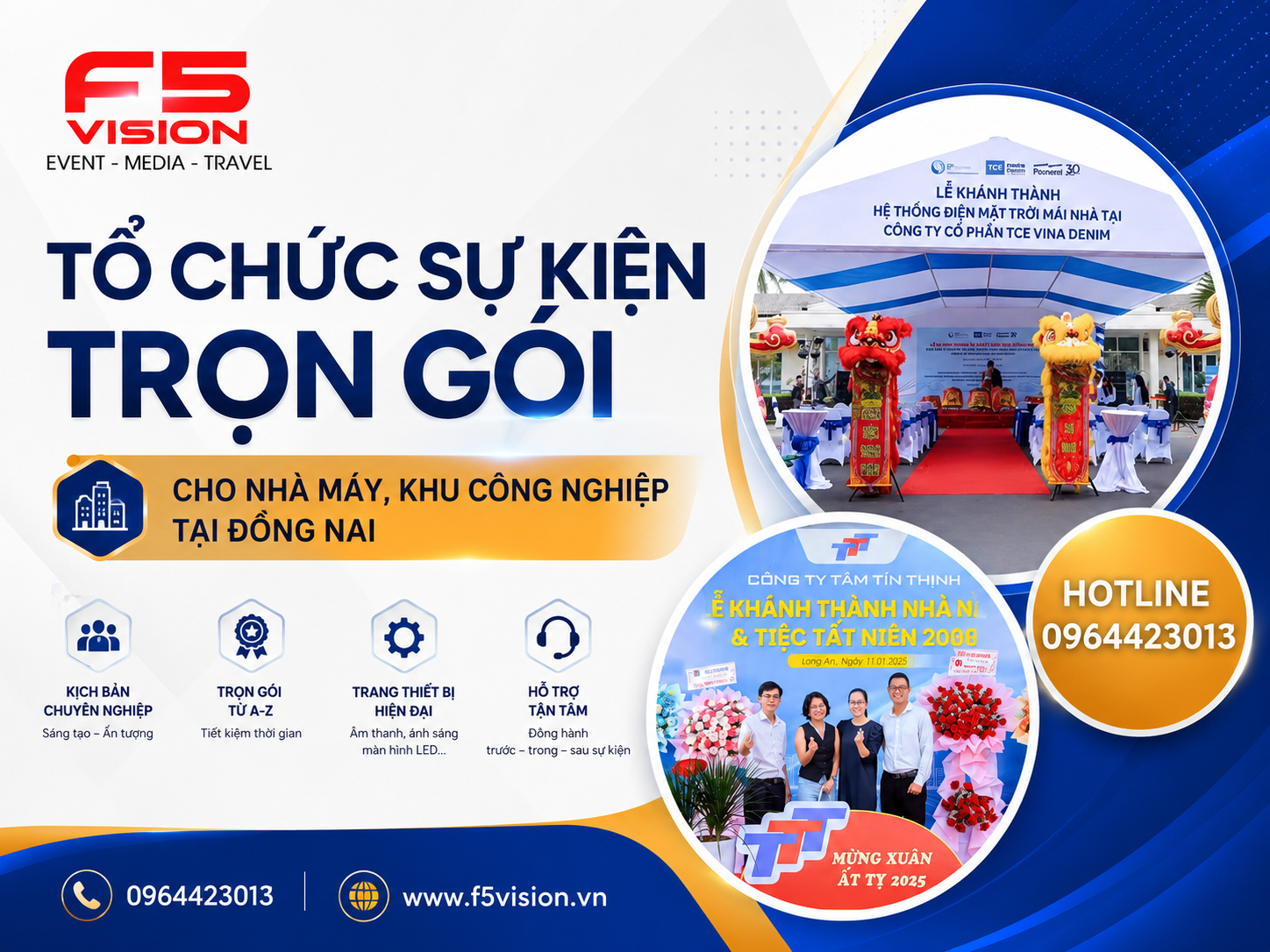 Tổ Chức Sự Kiện Trọn Gói Cho Nhà Máy, Khu Công Nghiệp tại Đồng Nai