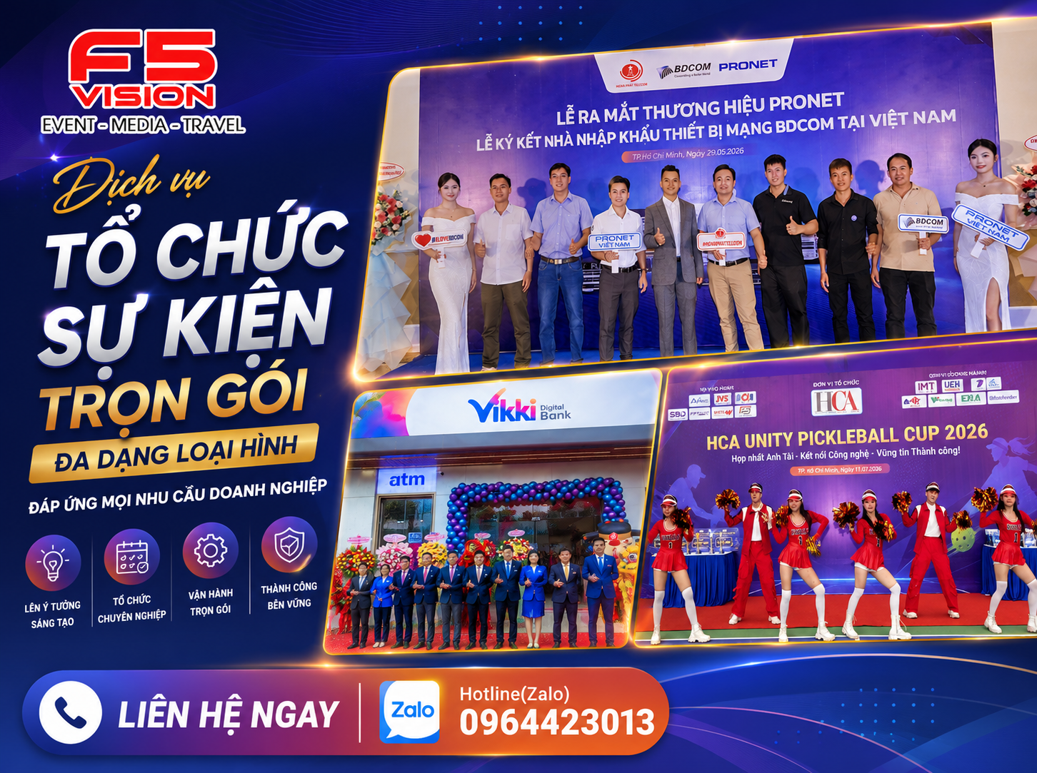 Tổ Chức Sự Kiện Trọn Gói Đa Dạng Loại Hình – Đáp Ứng Mọi Nhu Cầu Doanh Nghiệp