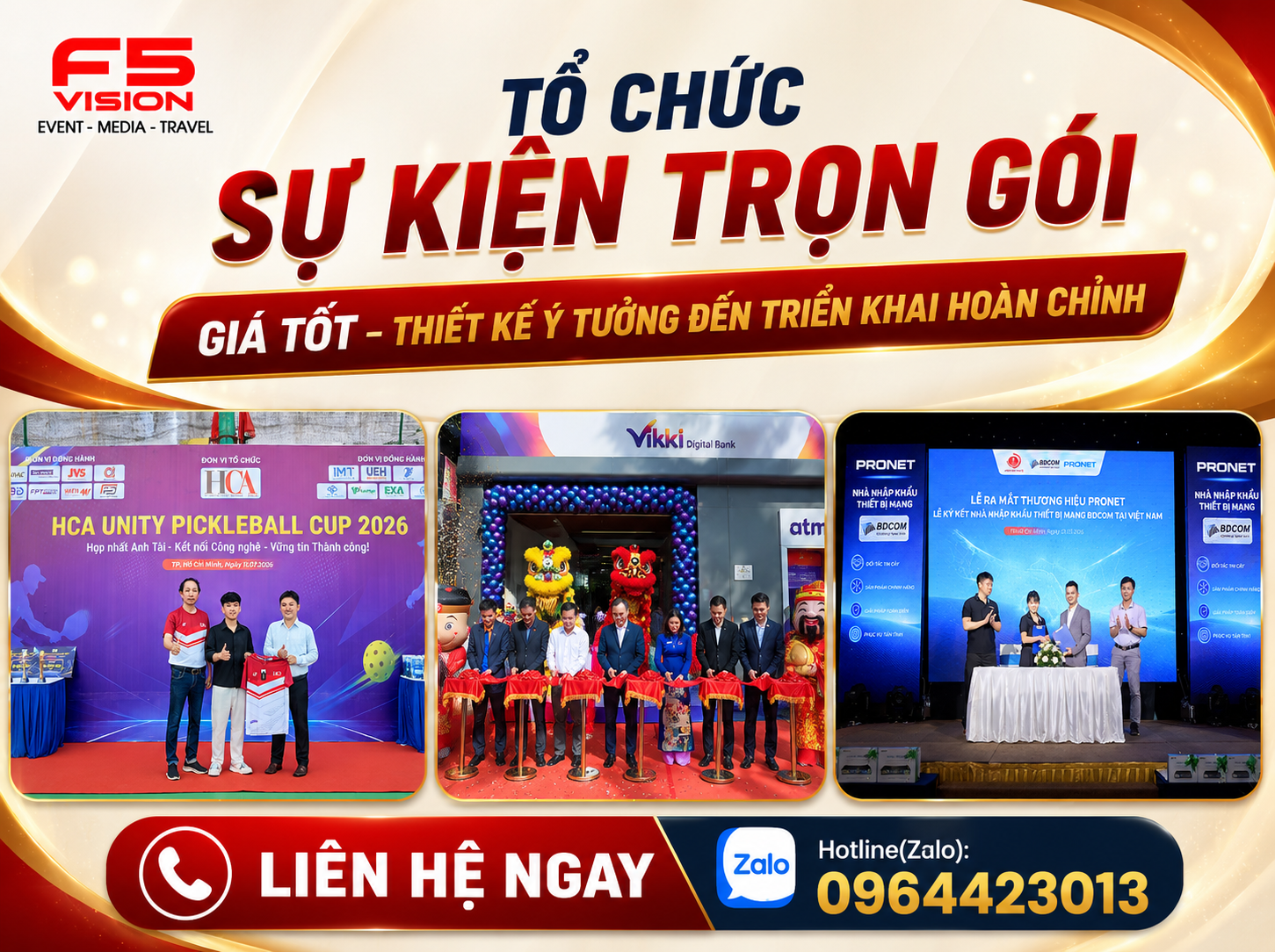Tổ Chức Sự Kiện Trọn Gói Giá Tốt – Thiết Kế Ý Tưởng Đến Triển Khai Hoàn Chỉnh