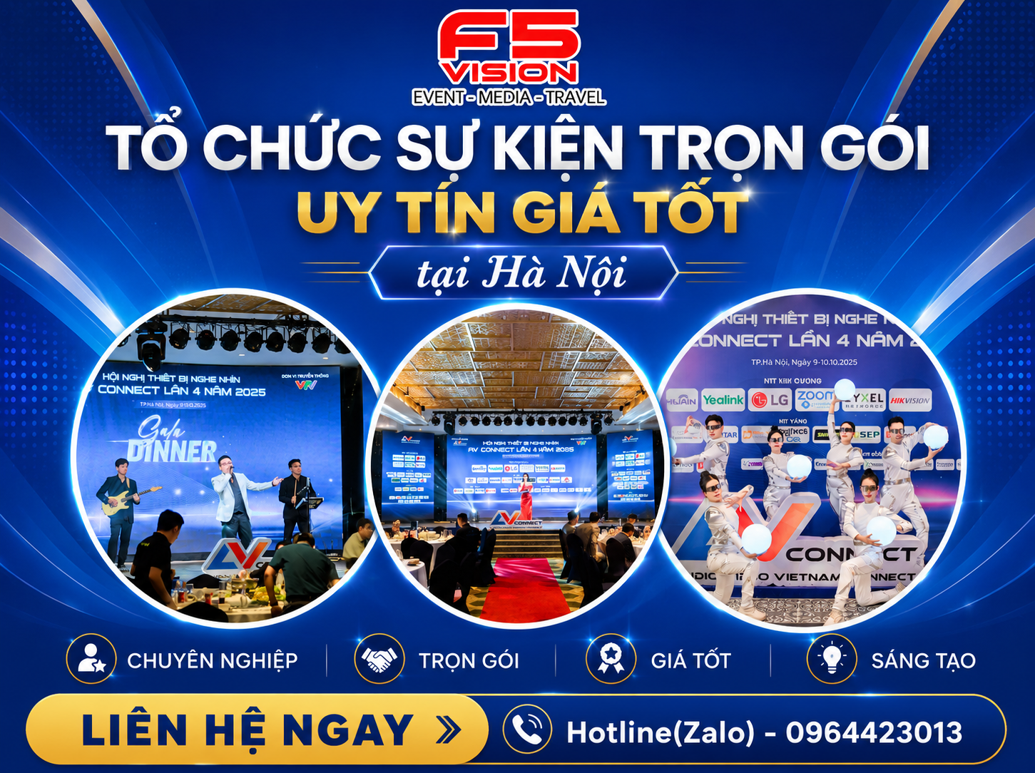 Tổ chức sự kiện trọn gói uy tín giá tốt tại Hà Nội