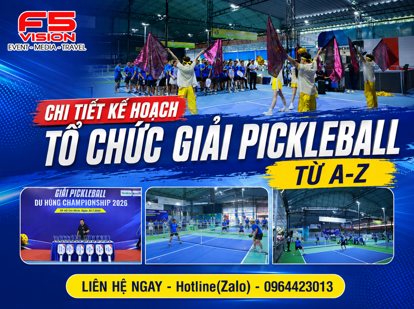 Chi Tiết Kế Hoạch Tổ Chức Giải Pickleball Từ A-Z