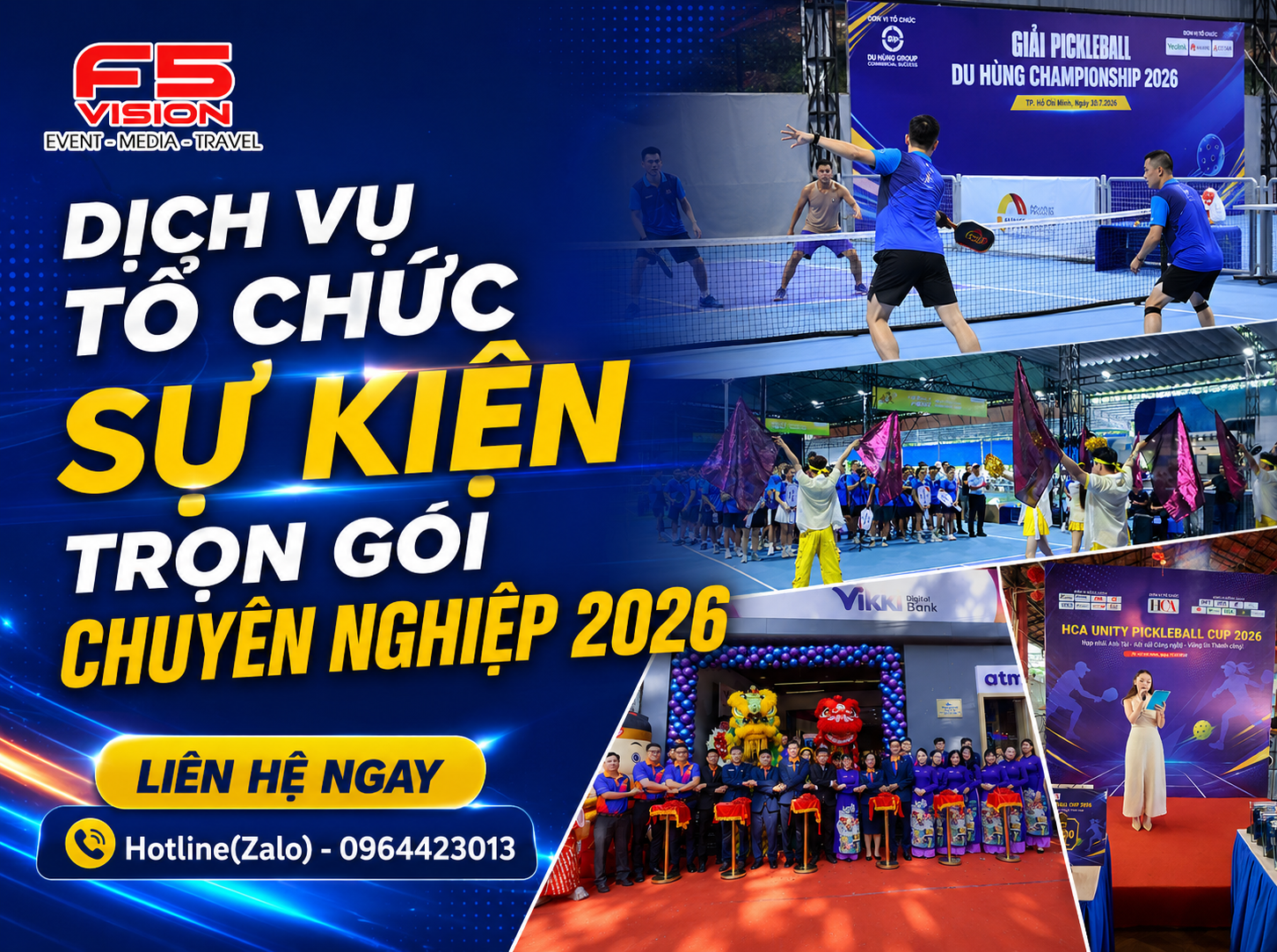 Dịch vụ tổ chức sự kiện trọn gói chuyên nghiệp 2026