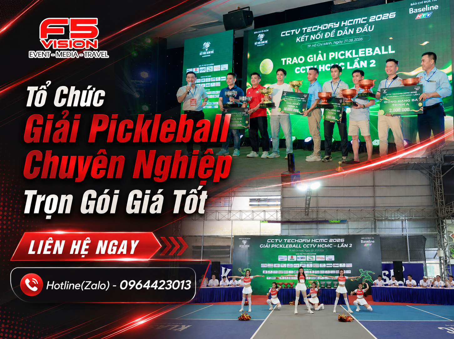 Tổ Chức Giải Pickleball Chuyên Nghiệp Trọn Gói Giá Tốt