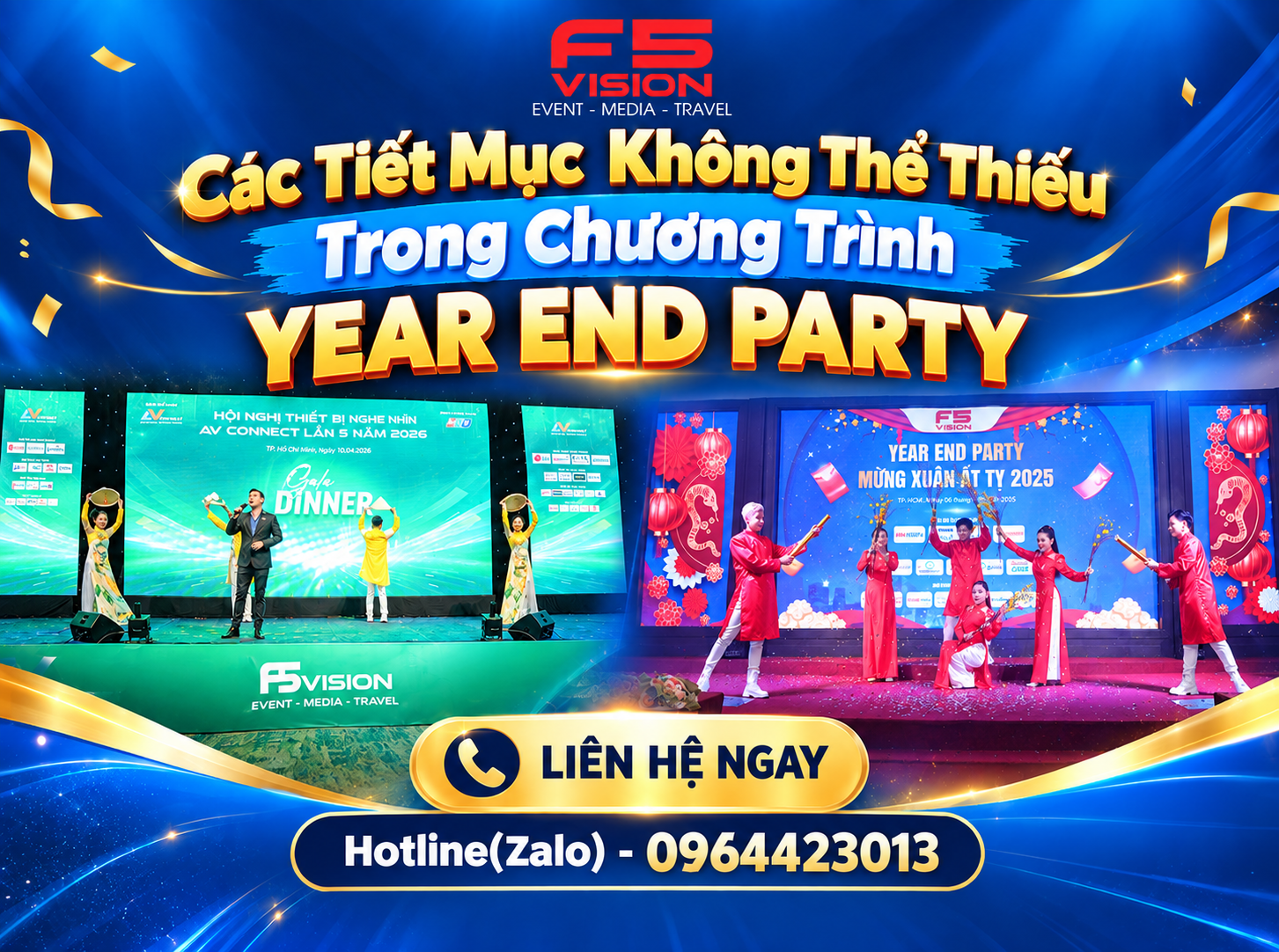 Các Tiết Mục Không Thể Thiếu Trong Chương Trình Year End Party