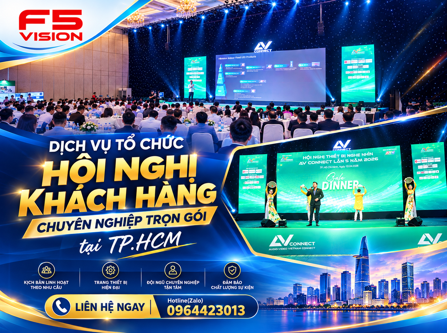 Dịch vụ tổ chức hội nghị khách hàng chuyên nghiệp trọn gói tại TP.HCM